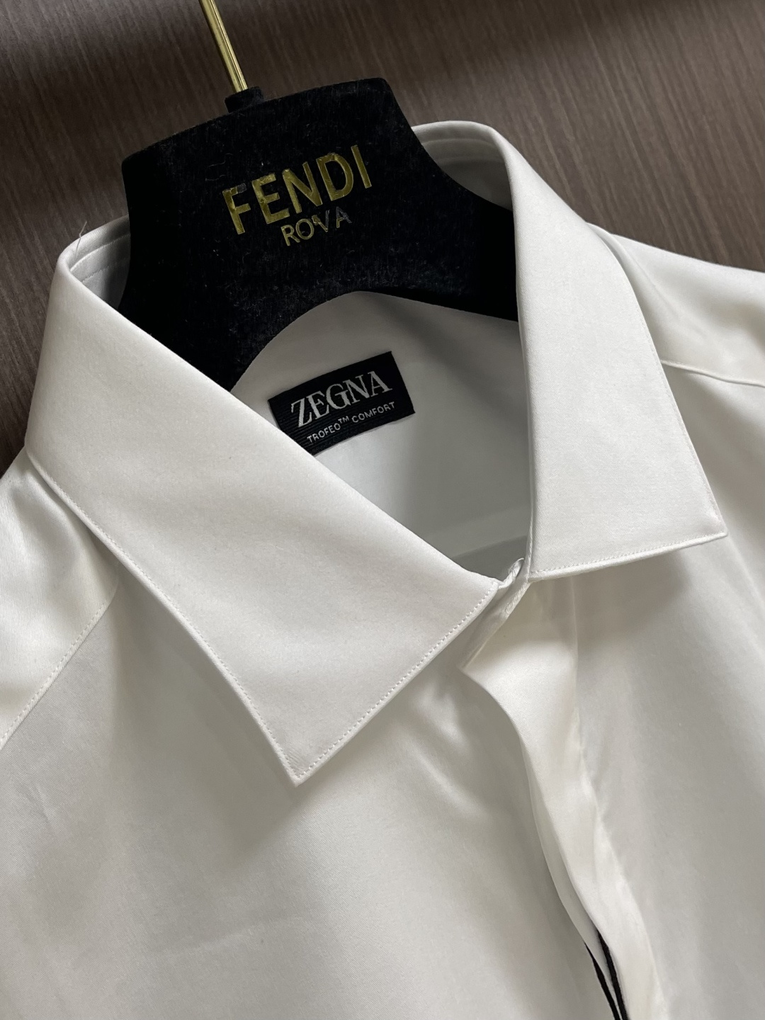 Ermenegildo Zegna Male Shirt Cotton Slim Fit S