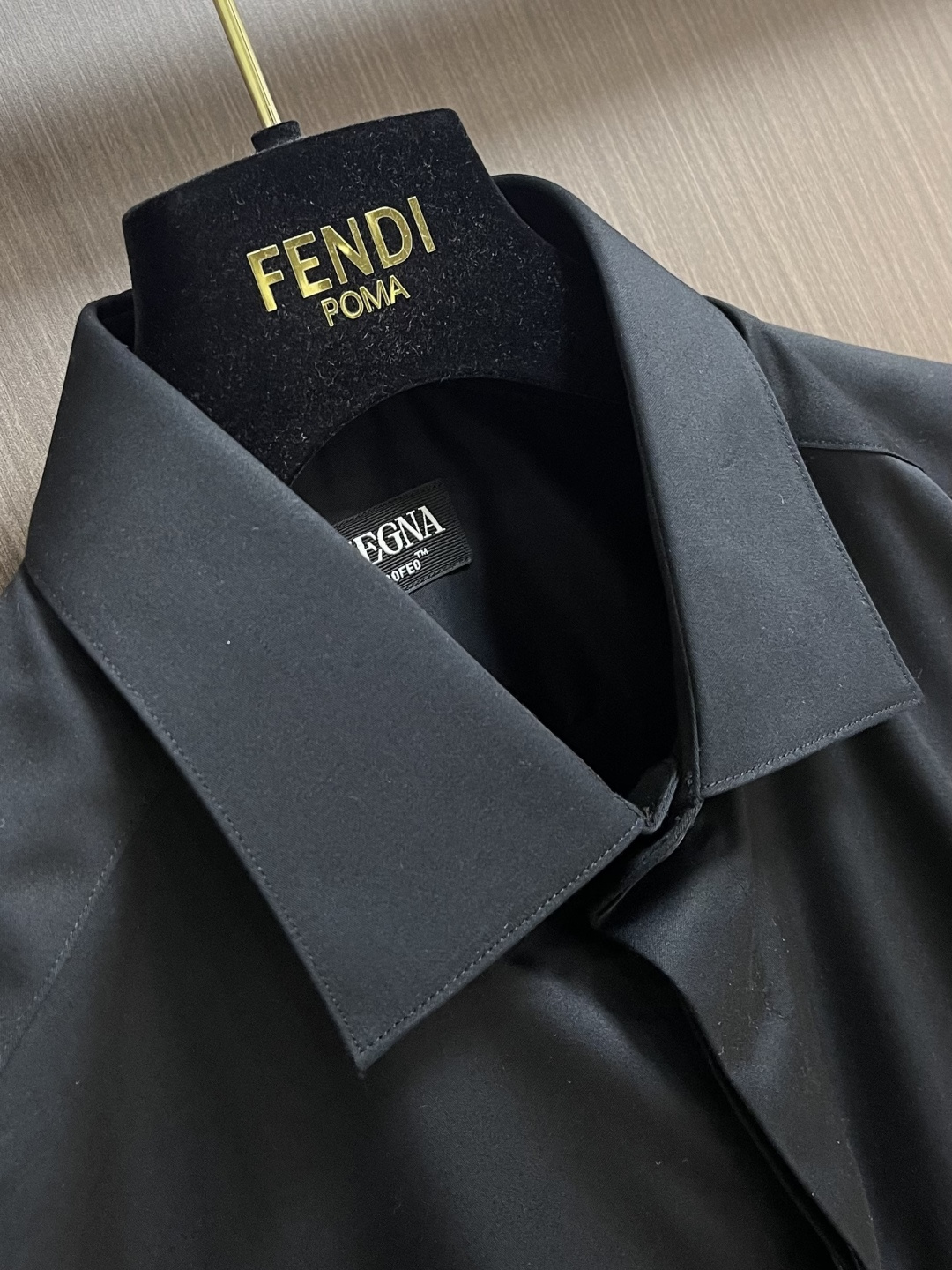 Ermenegildo Zegna Male Shirt Cotton Slim Fit S