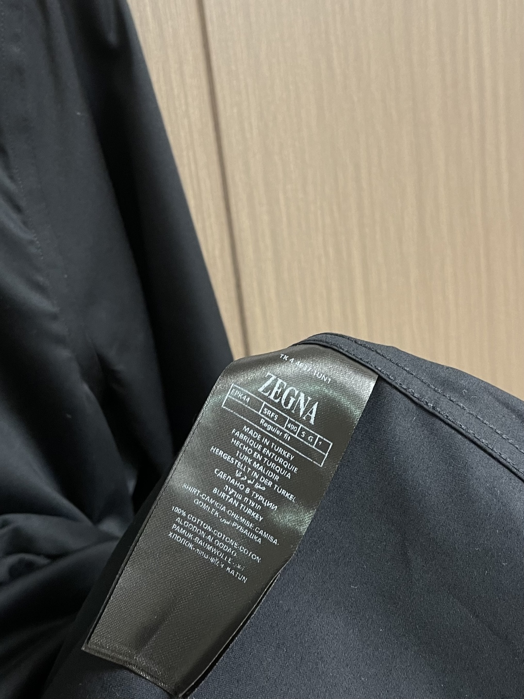 Ermenegildo Zegna Male Shirt Cotton Slim Fit S