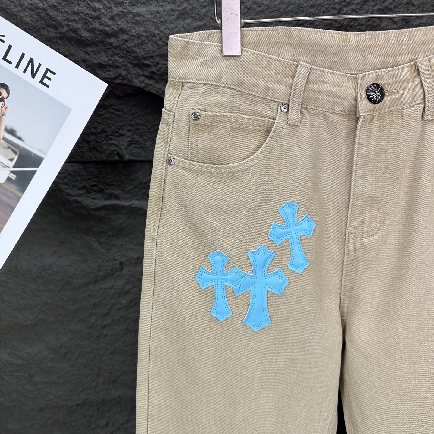 Chrome Hearts Couple Jeans Loose Fit