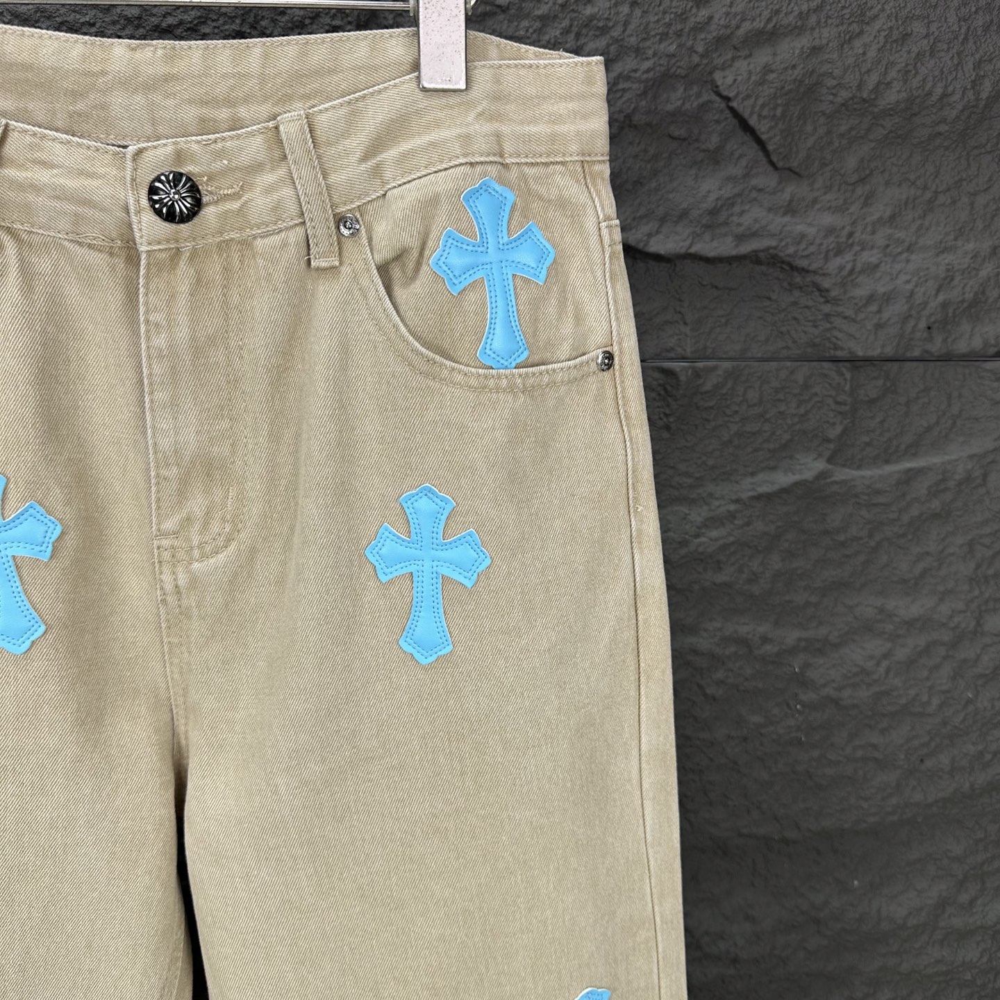 Chrome Hearts Couple Jeans Loose Fit