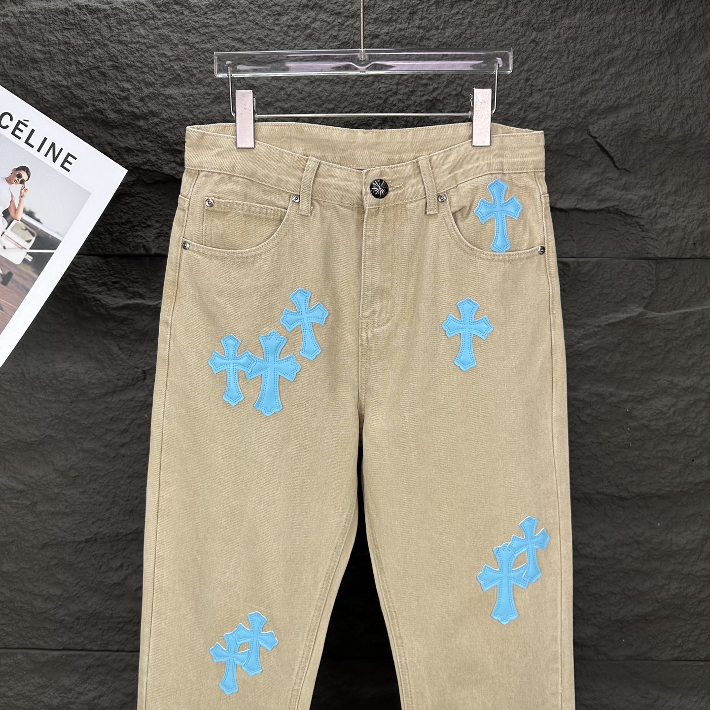Chrome Hearts Couple Jeans Loose Fit