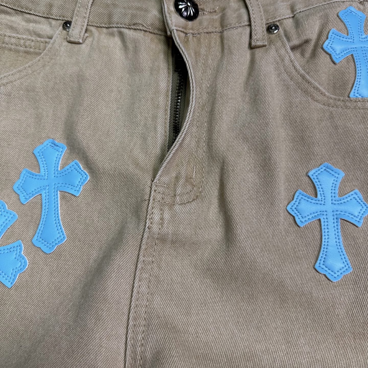 Chrome Hearts Couple Jeans Loose Fit