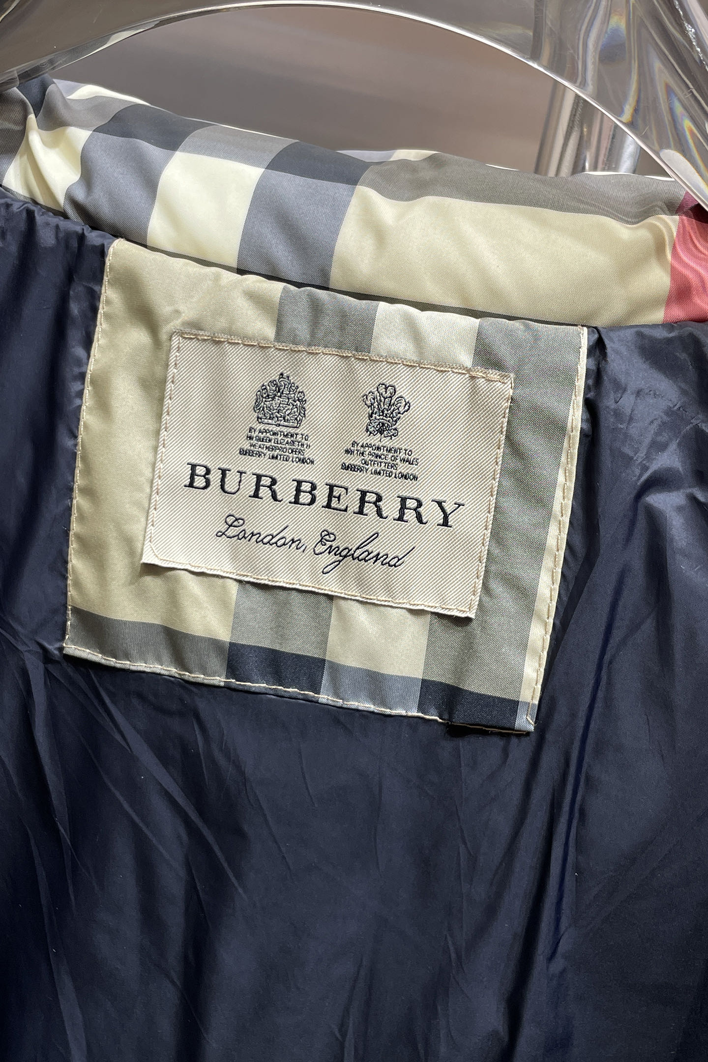Burberry Couple Down Jacket Goose Down M-l-xl