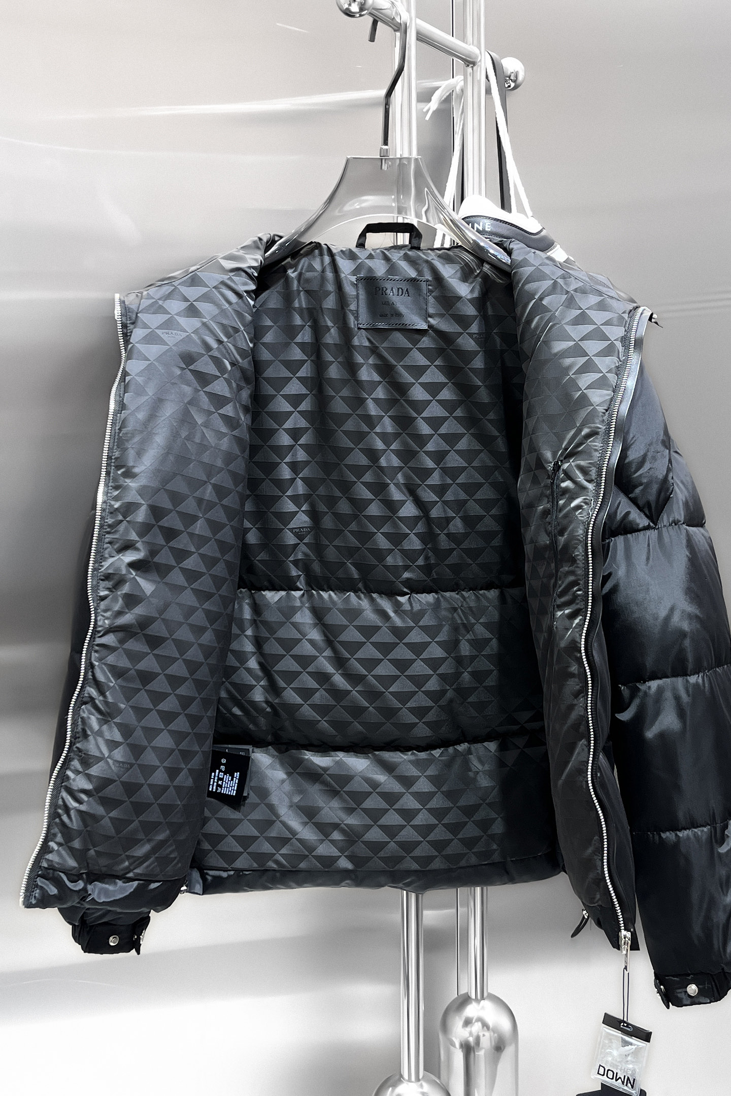 Prada Couple Down Jacket Goose Down M-l-xl