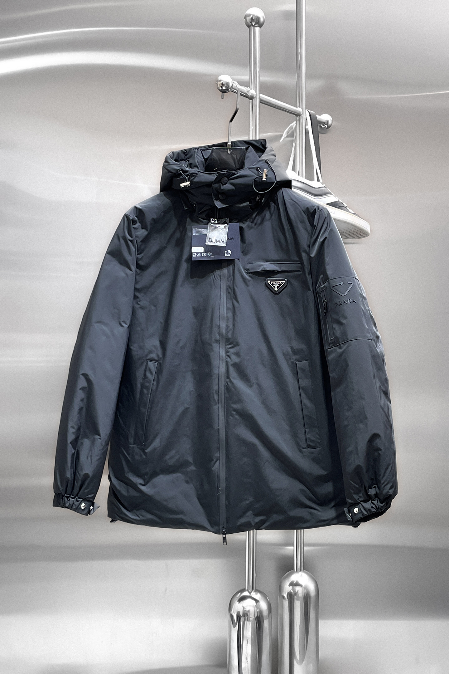 Prada Couple Down Jacket Goose Down M-l-xl