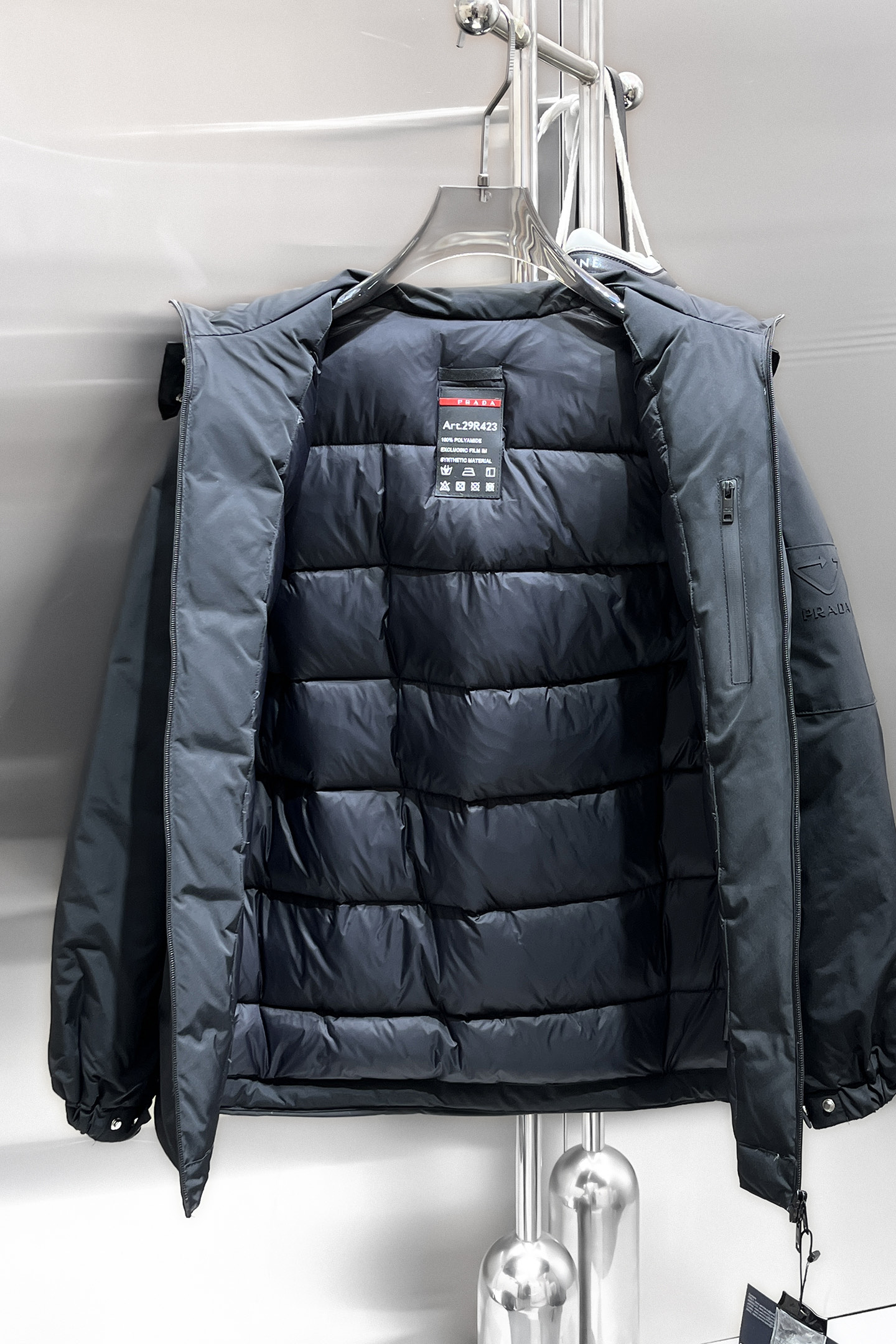 Prada Couple Down Jacket Goose Down M-l-xl