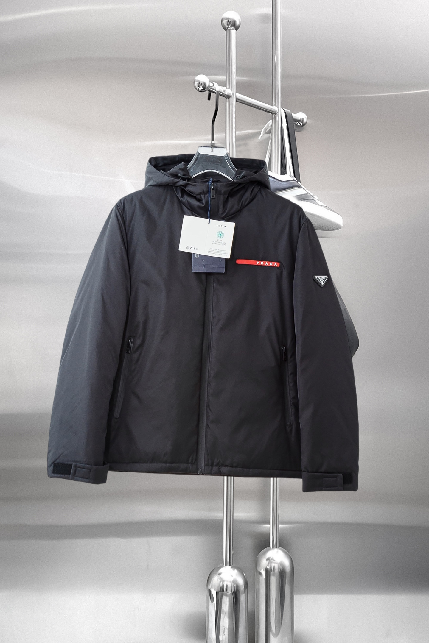 Prada Couple Down Jacket Goose Down M-l-xl