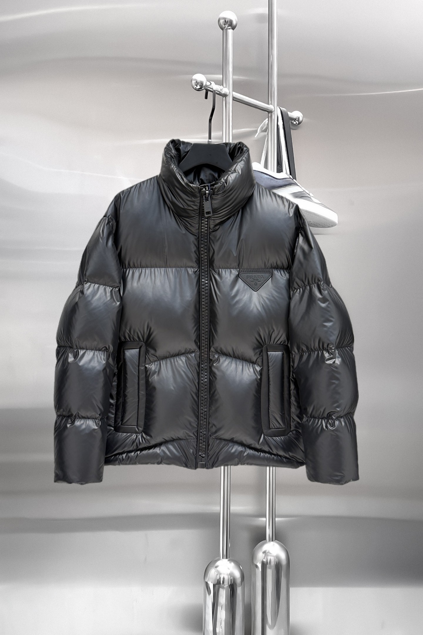 Prada Couple Down Jacket Goose Down M-l-xl