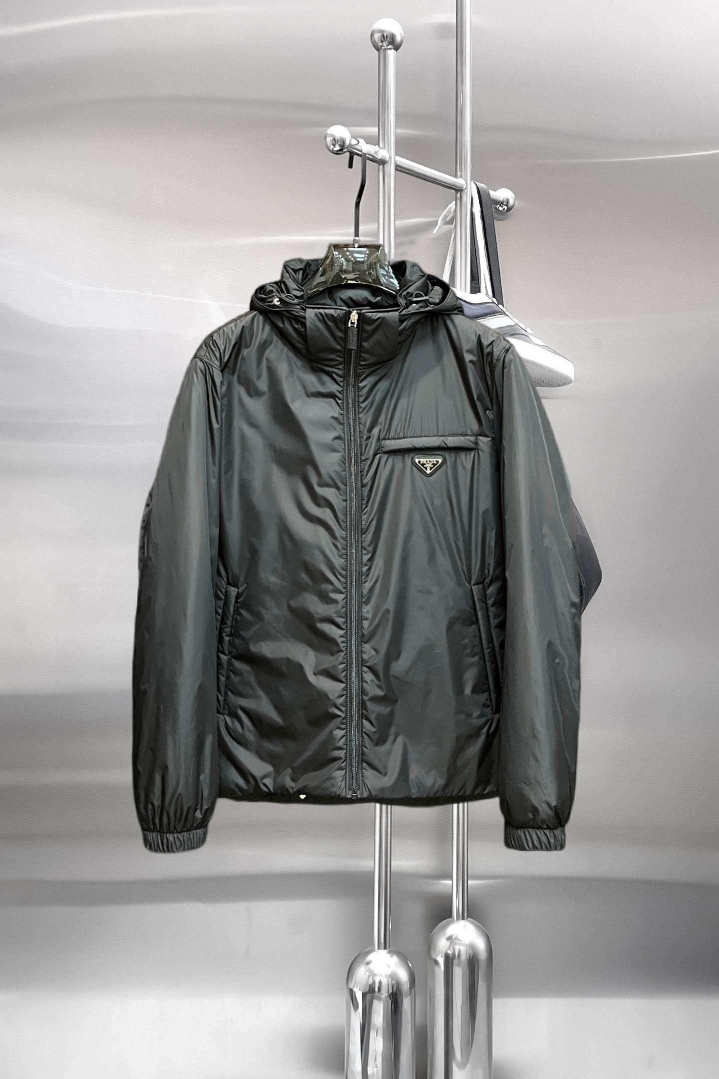 Prada Couple Down Jacket Goose Down M-l-xl