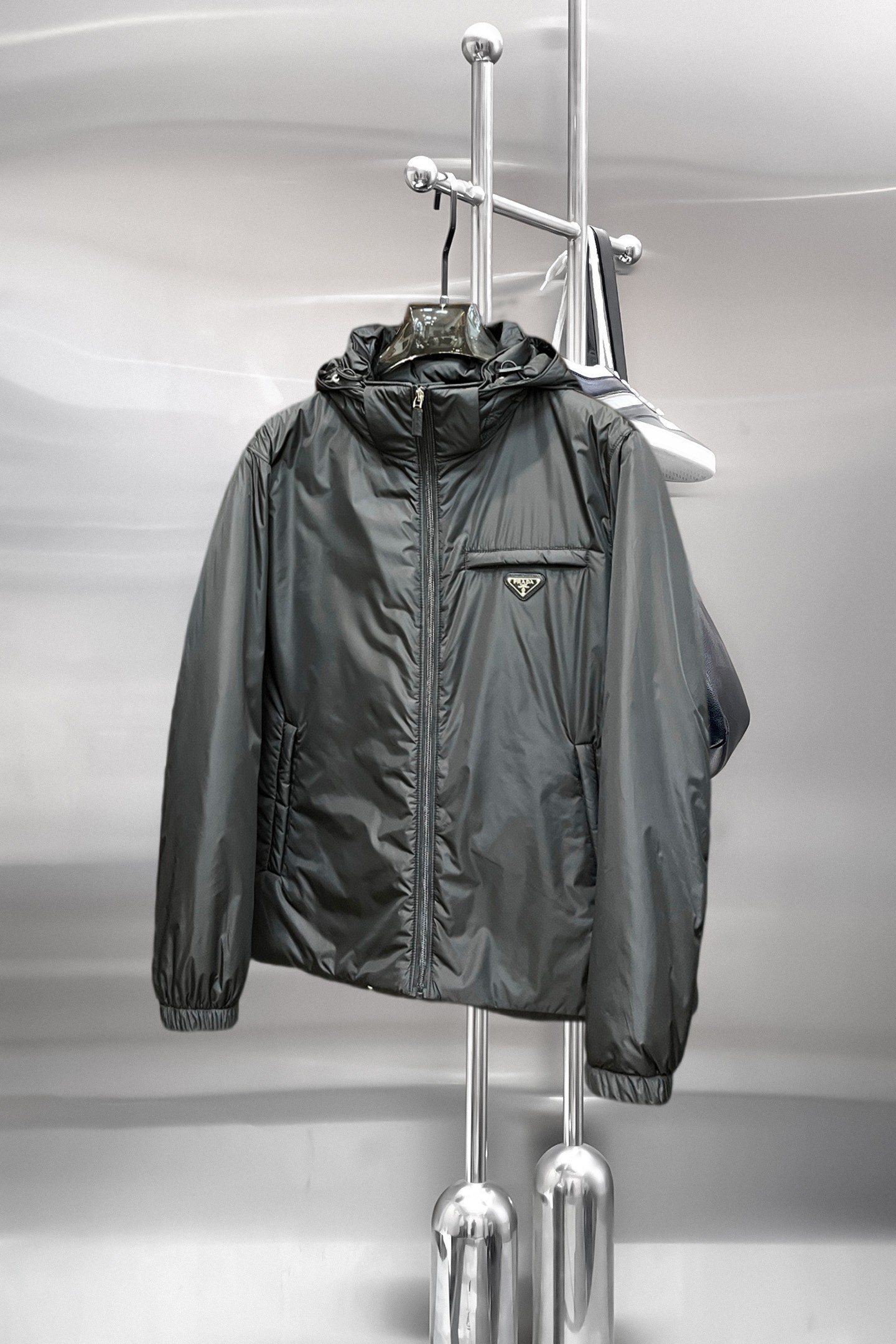 Prada Couple Down Jacket Goose Down M-l-xl