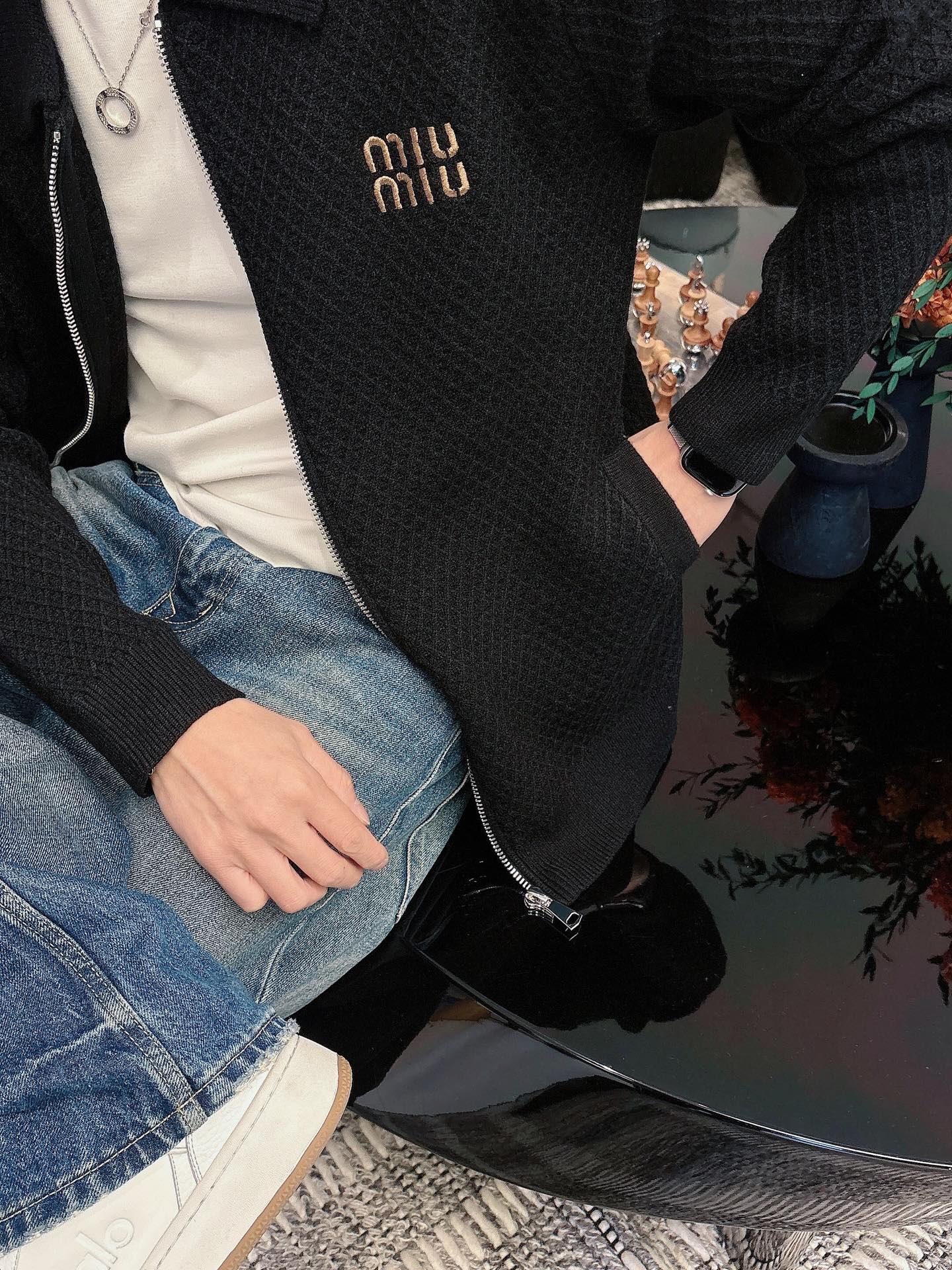 Miu Miu Basic Clothing Wool Black S-m-l-xl-175145