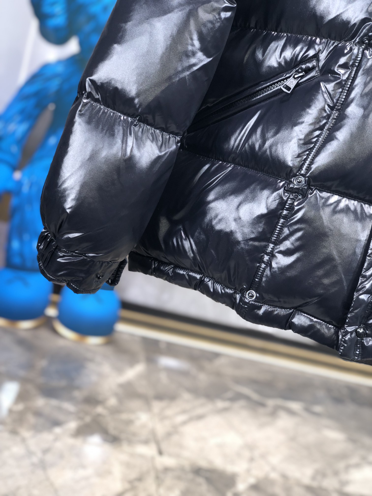 Moncler Male Down Jacket White Duck Down Hooded M-l