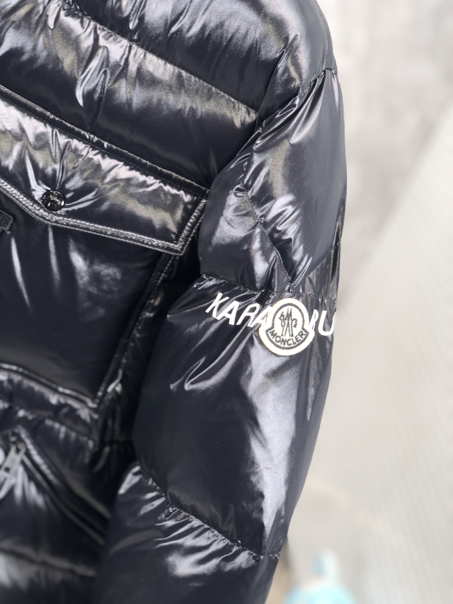 Moncler Male Down Jacket White Duck Down Hooded M-l