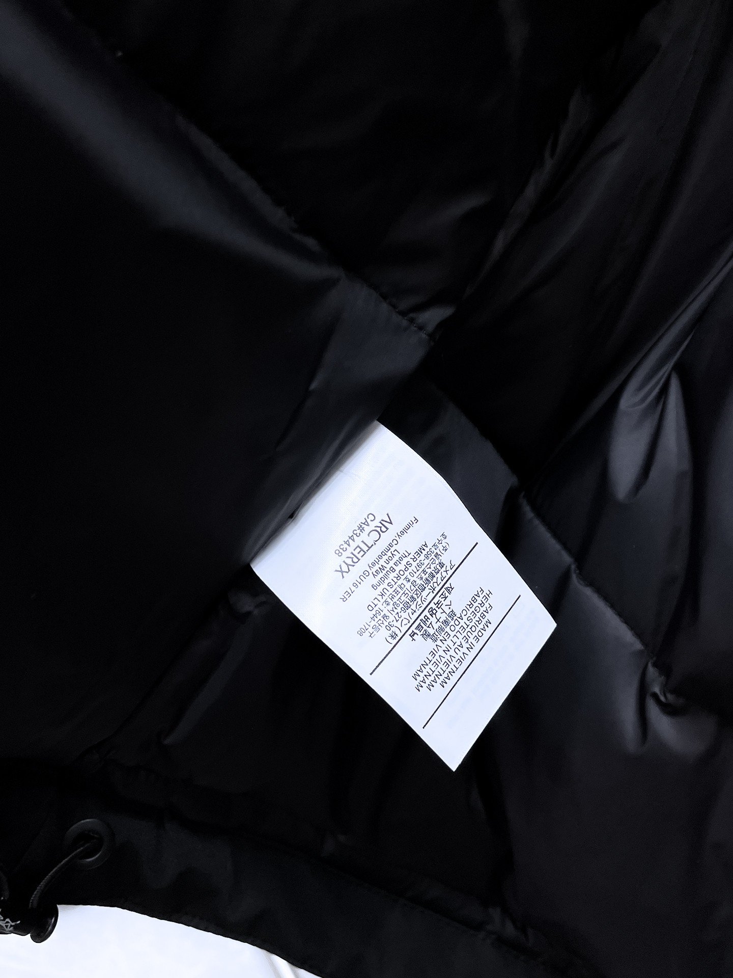 Arcteryx Couple Down Jacket Goose Down M-l-xl