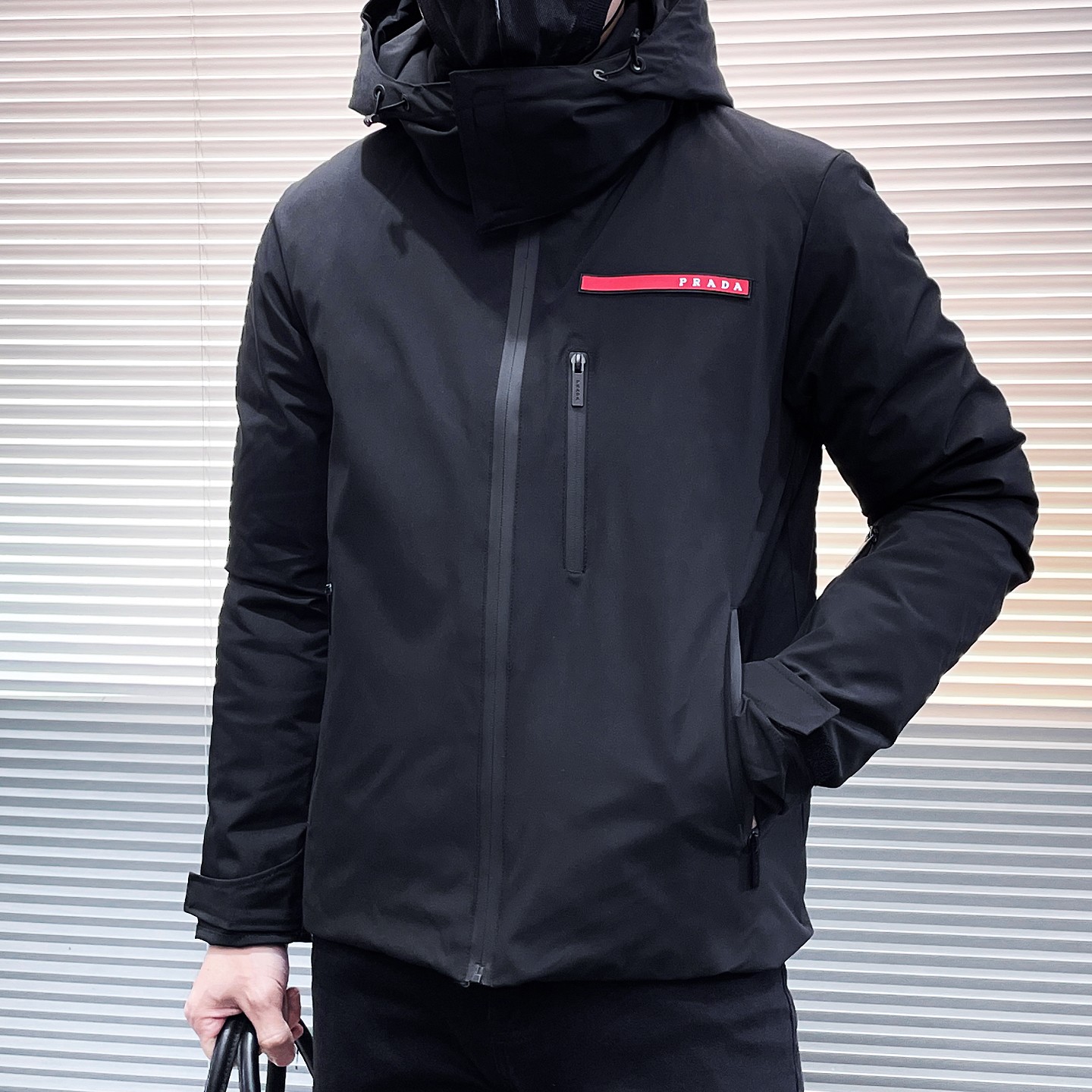 Prada Couple Down Jacket Goose Down M-l-xl