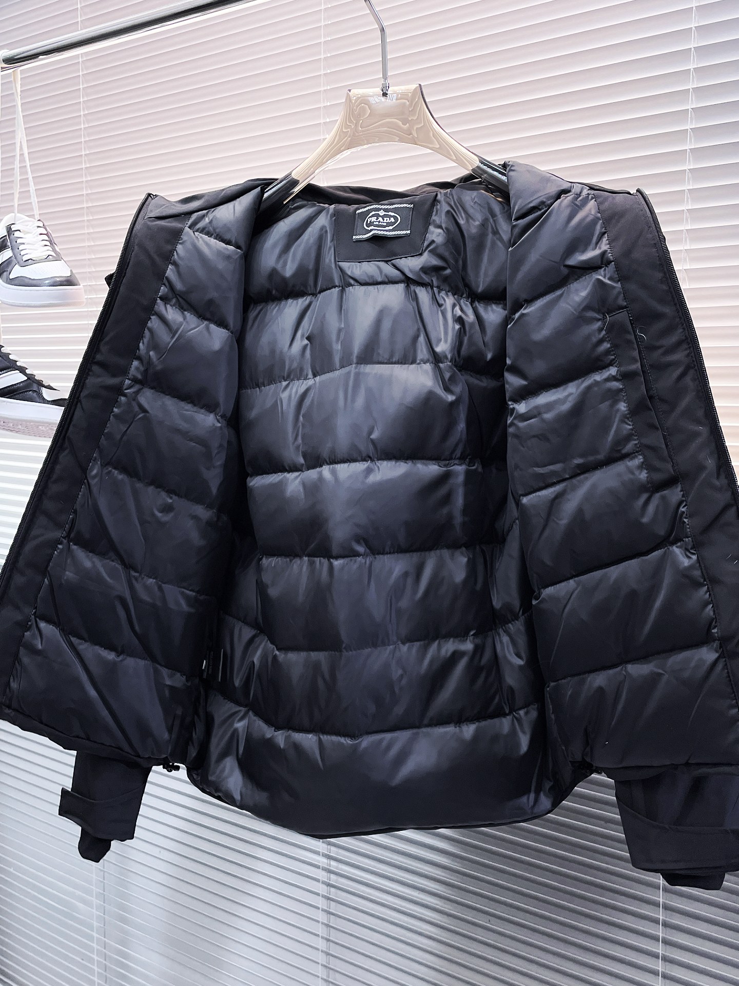 Prada Couple Down Jacket Goose Down M-l-xl