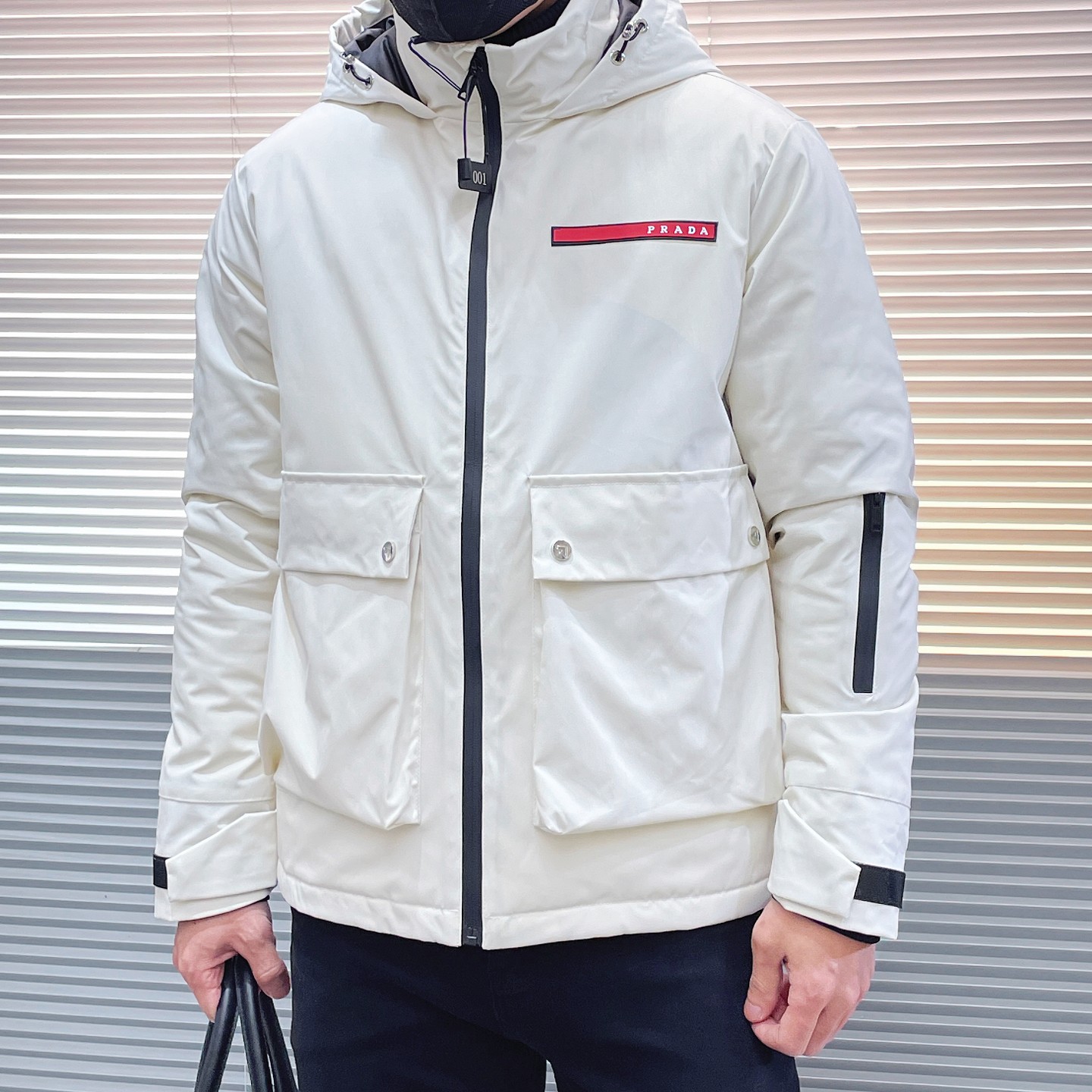 Prada Couple Down Jacket Goose Down M-l-xl