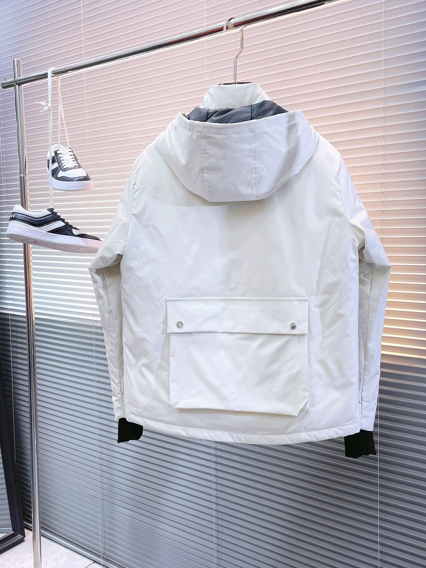 Prada Couple Down Jacket Goose Down M-l-xl