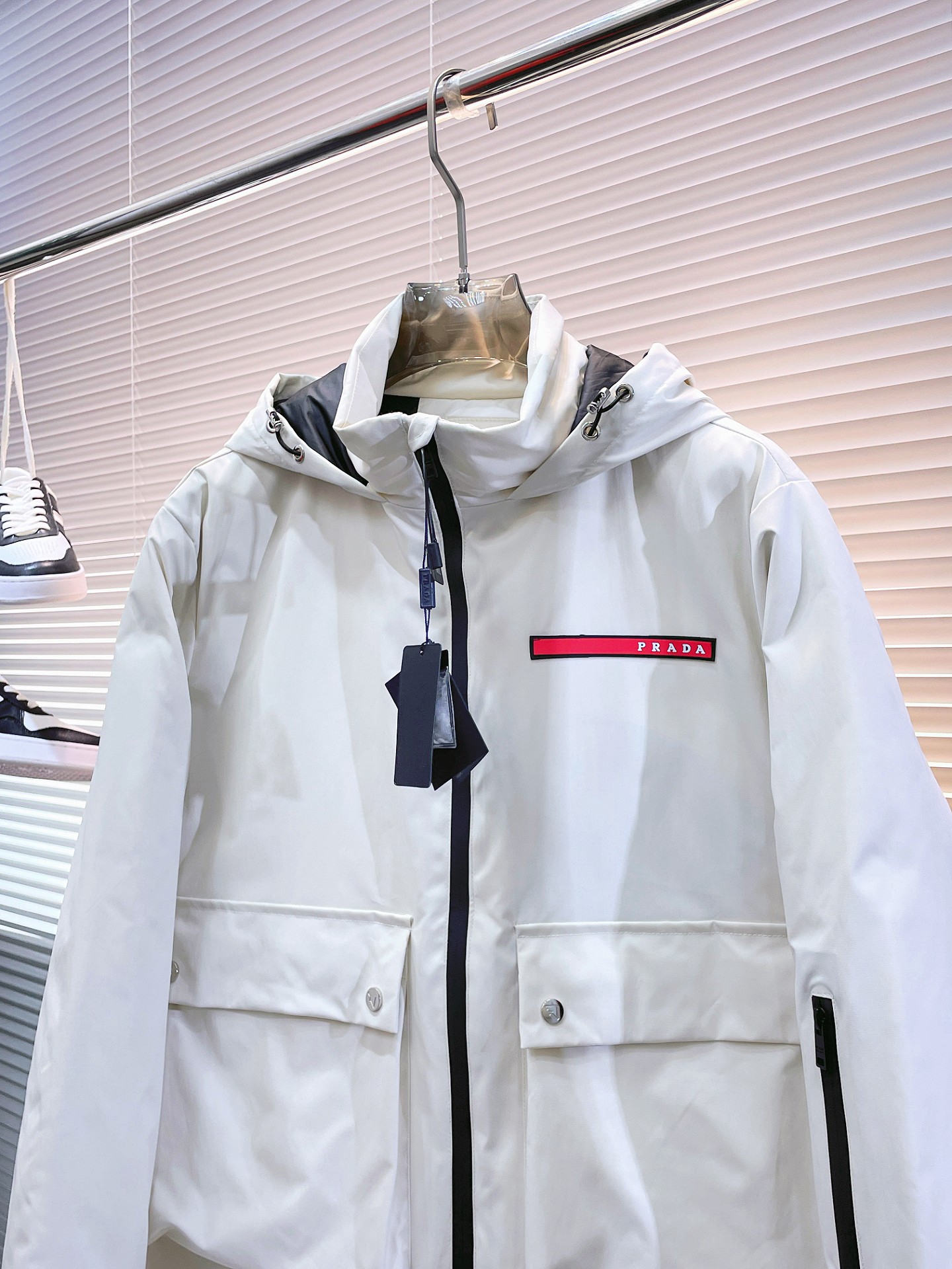 Prada Couple Down Jacket Goose Down M-l-xl