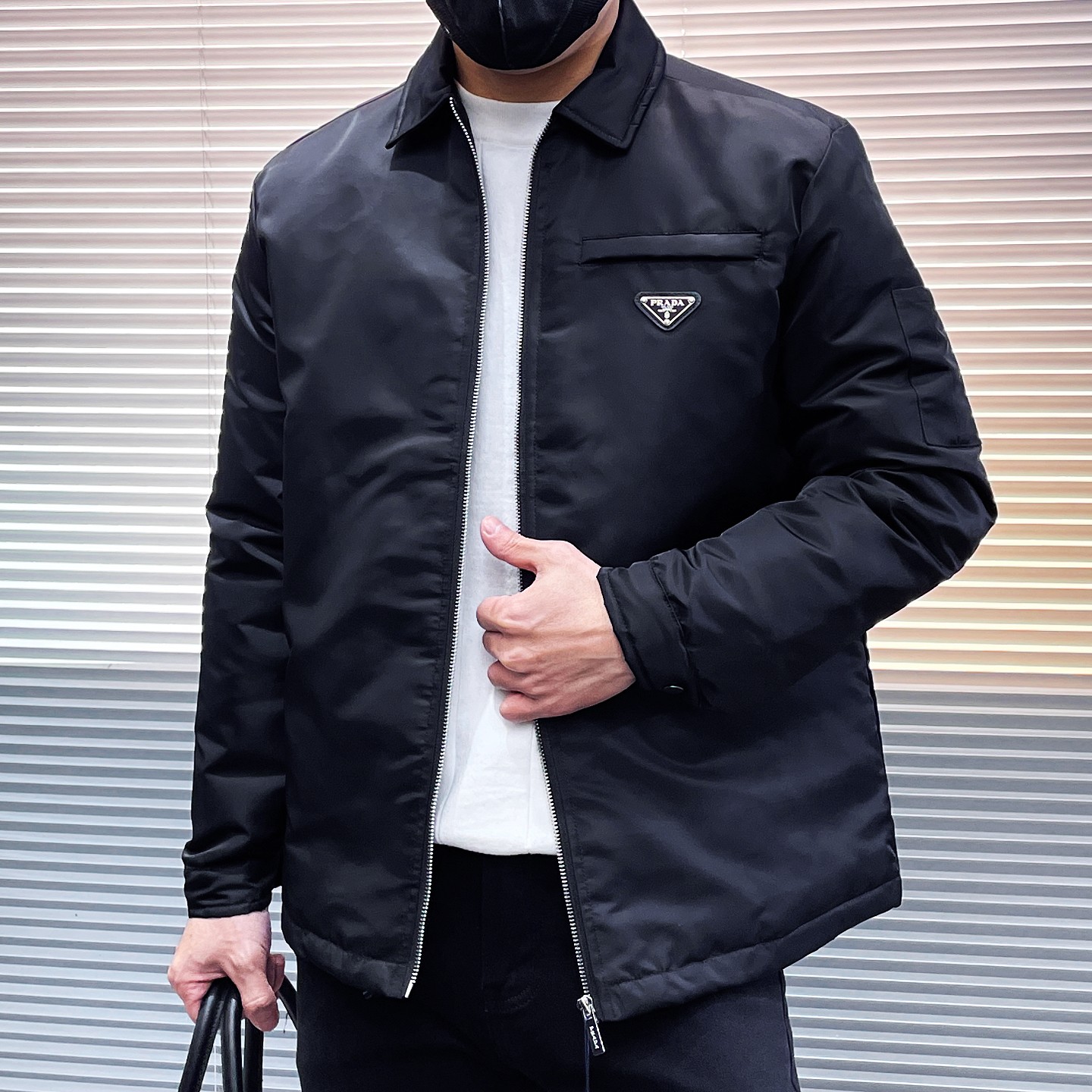 Prada Couple Down Jacket Goose Down M-l-xl