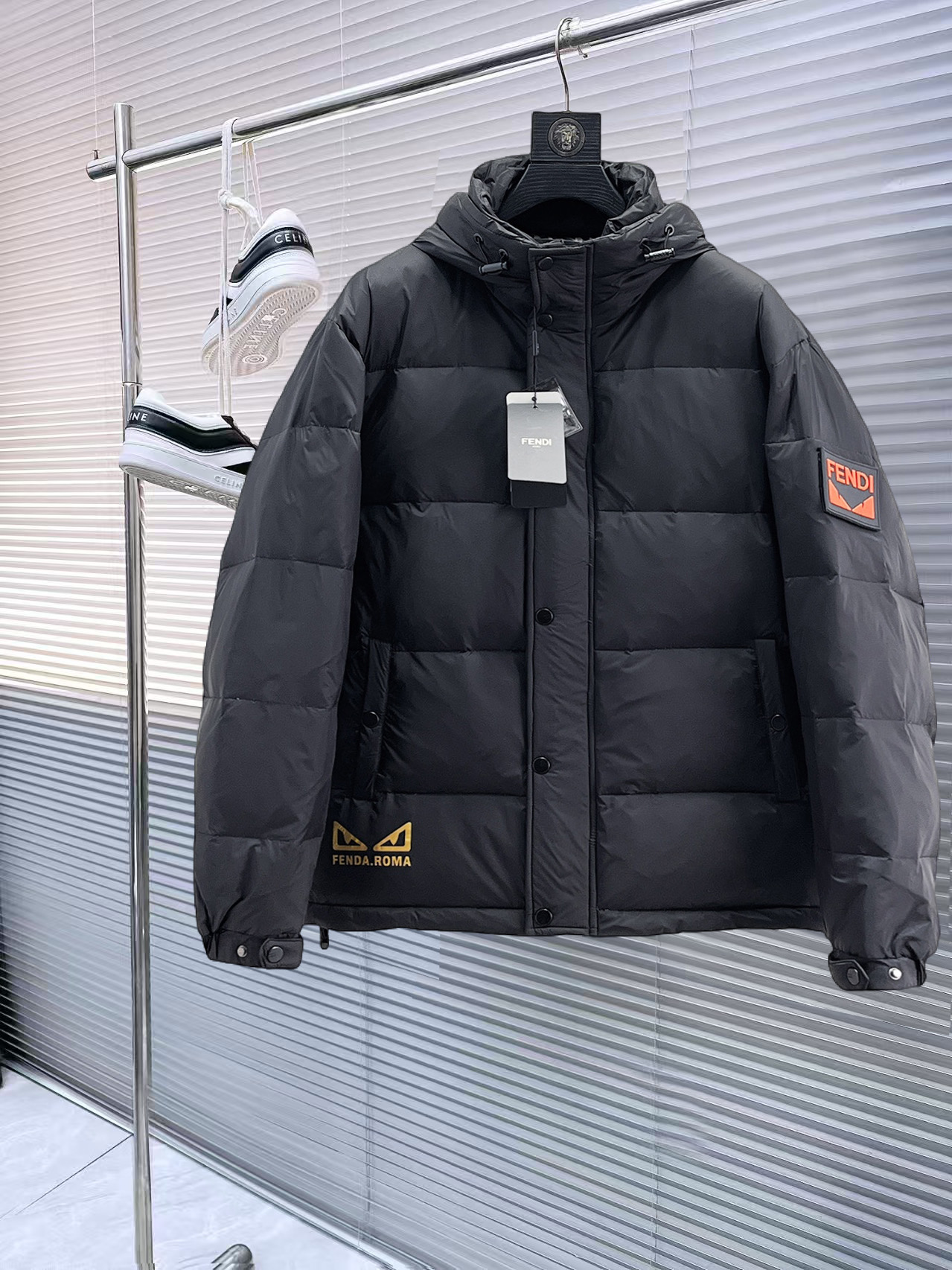 Fendi Couple Down Jacket Goose Down M-l-xl