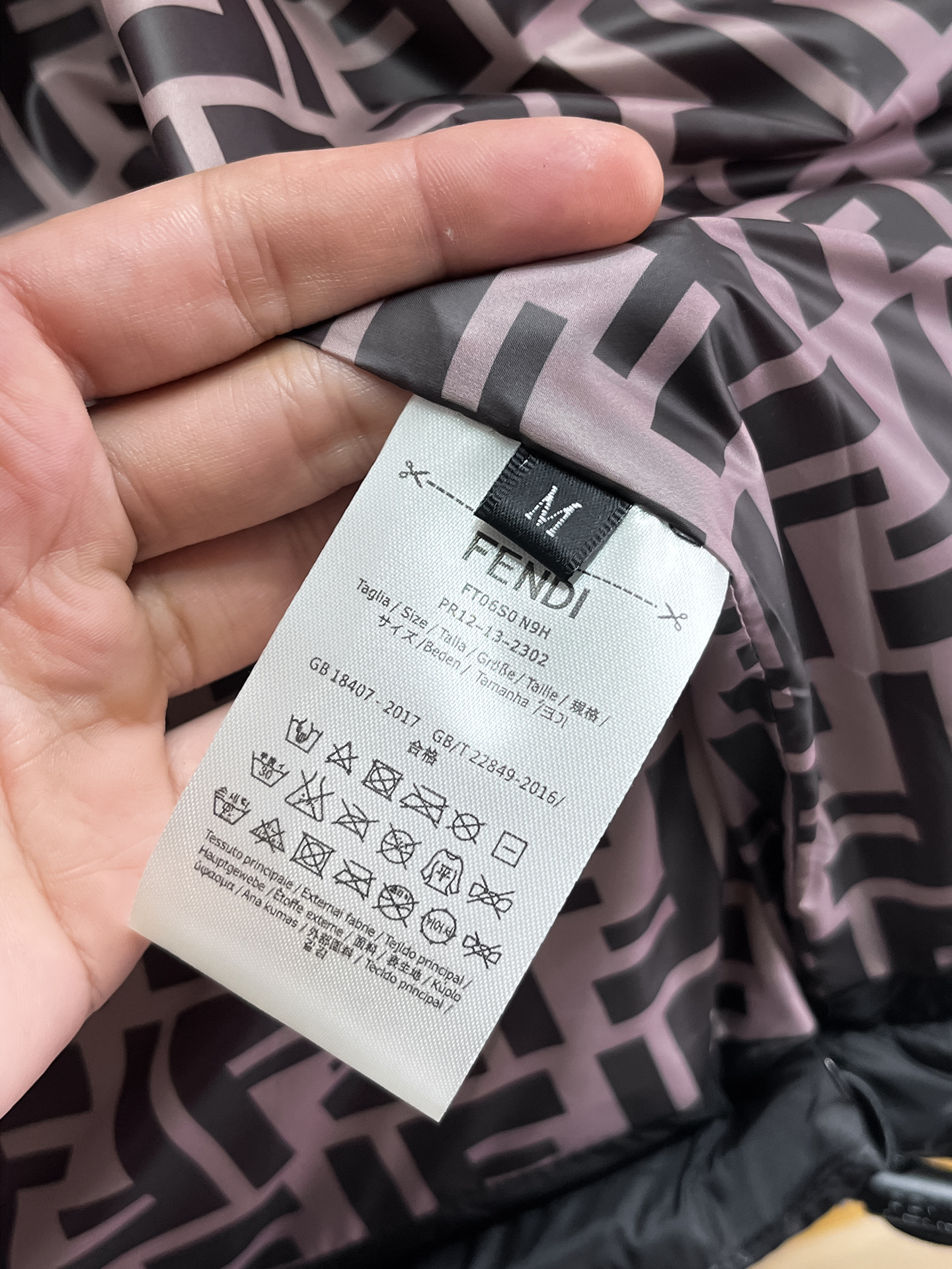 Fendi Couple Down Jacket Goose Down M-l-xl