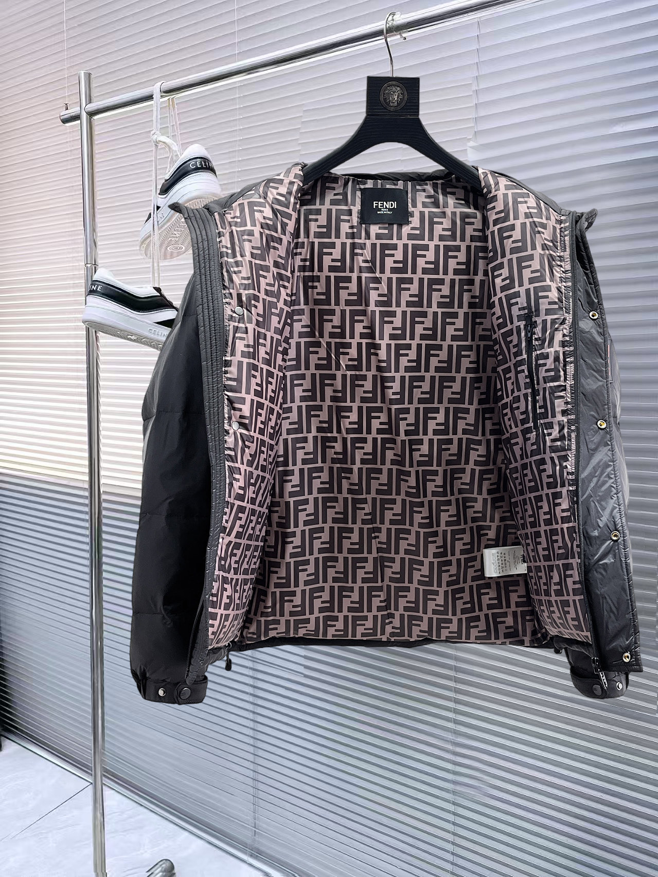 Fendi Couple Down Jacket Goose Down M-l-xl