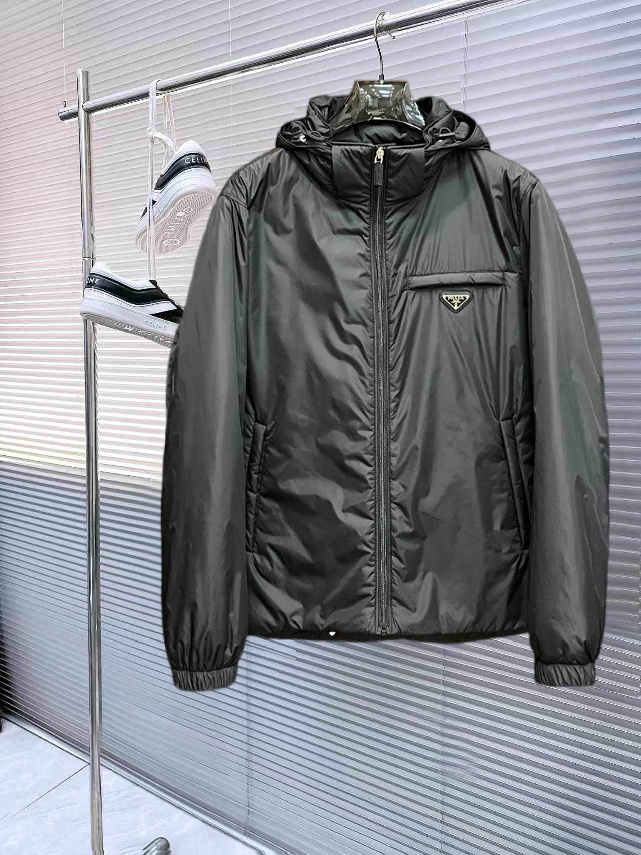 Prada Couple Down Jacket Goose Down M-l-xl