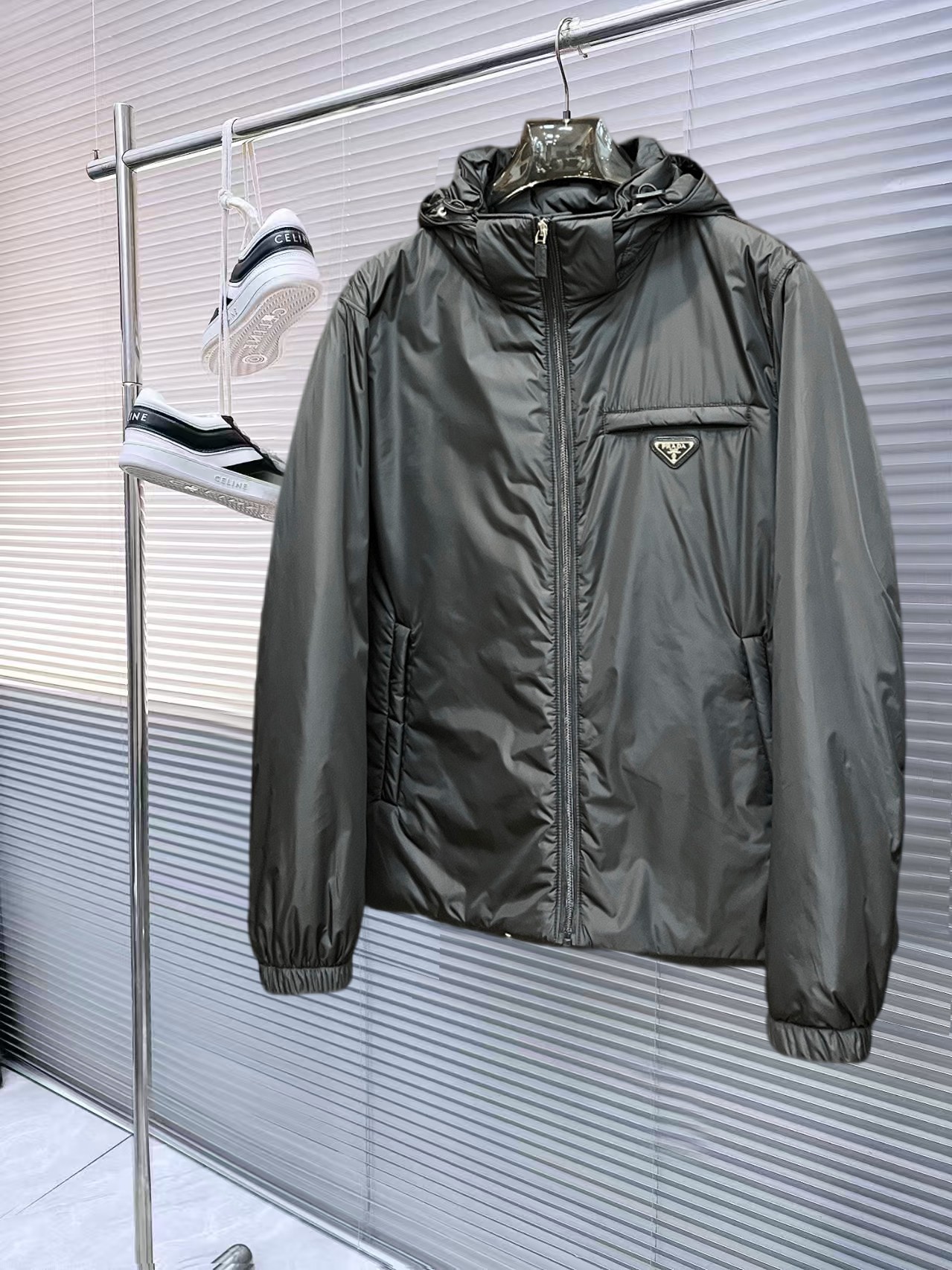 Prada Couple Down Jacket Goose Down M-l-xl