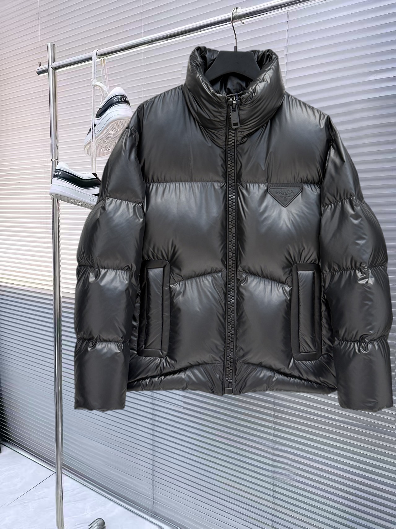 Prada Couple Down Jacket Goose Down M-l-xl