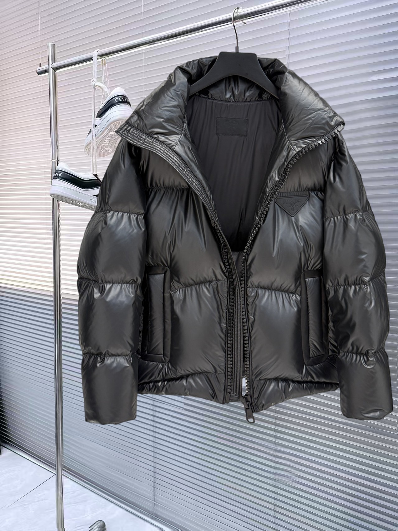Prada Couple Down Jacket Goose Down M-l-xl