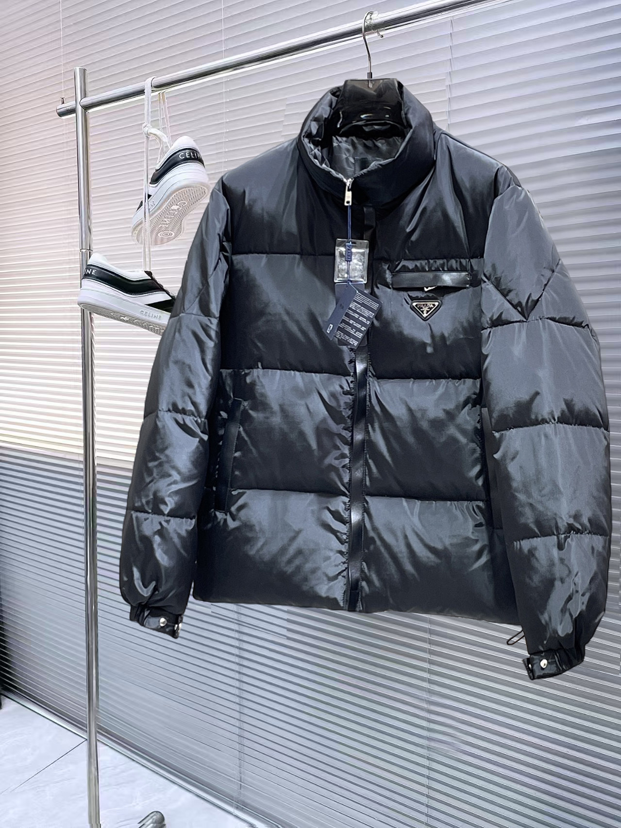 Prada Couple Down Jacket Goose Down M-l-xl