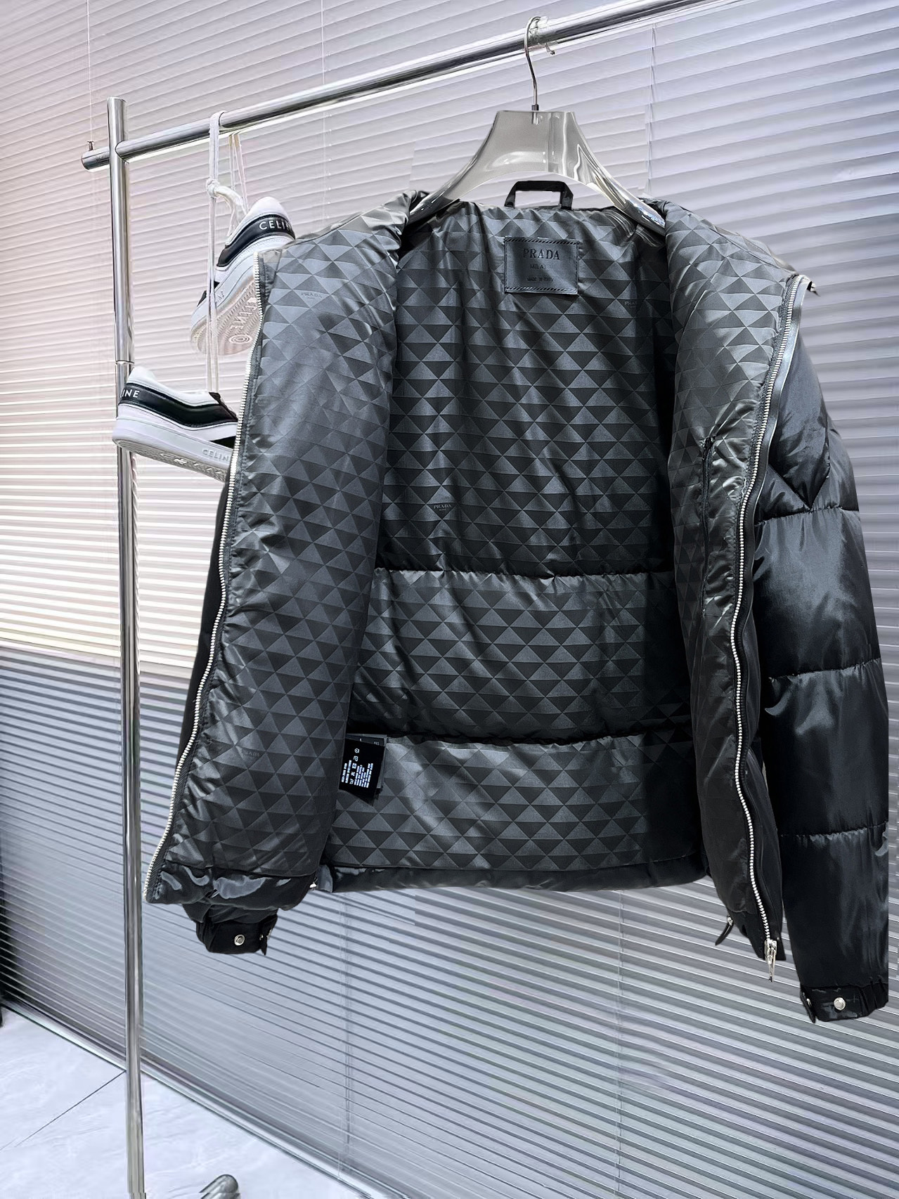 Prada Couple Down Jacket Goose Down M-l-xl