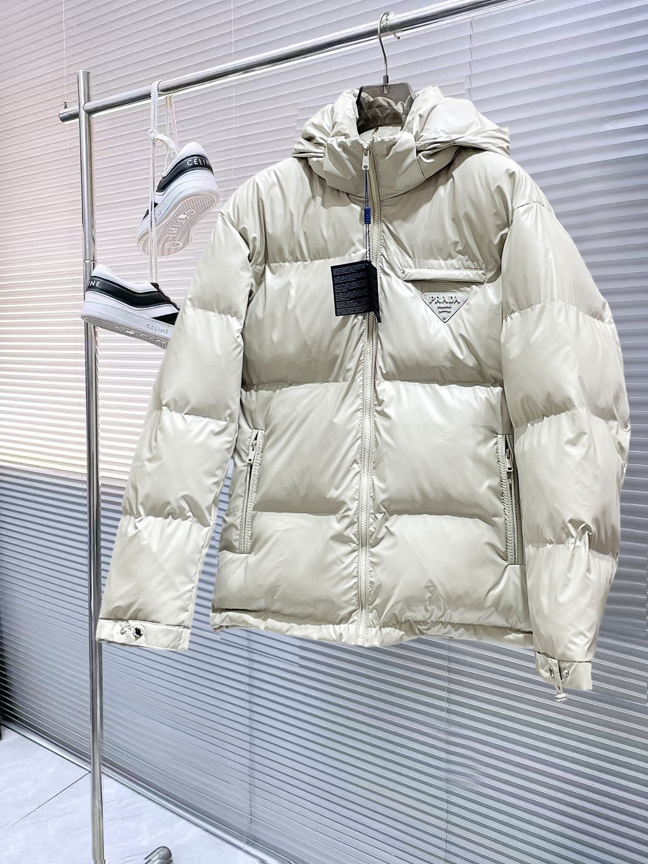 Prada Couple Down Jacket Goose Down M-l-xl