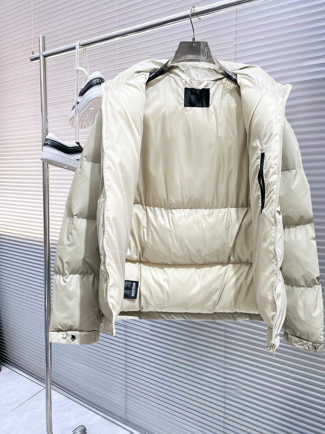 Prada Couple Down Jacket Goose Down M-l-xl