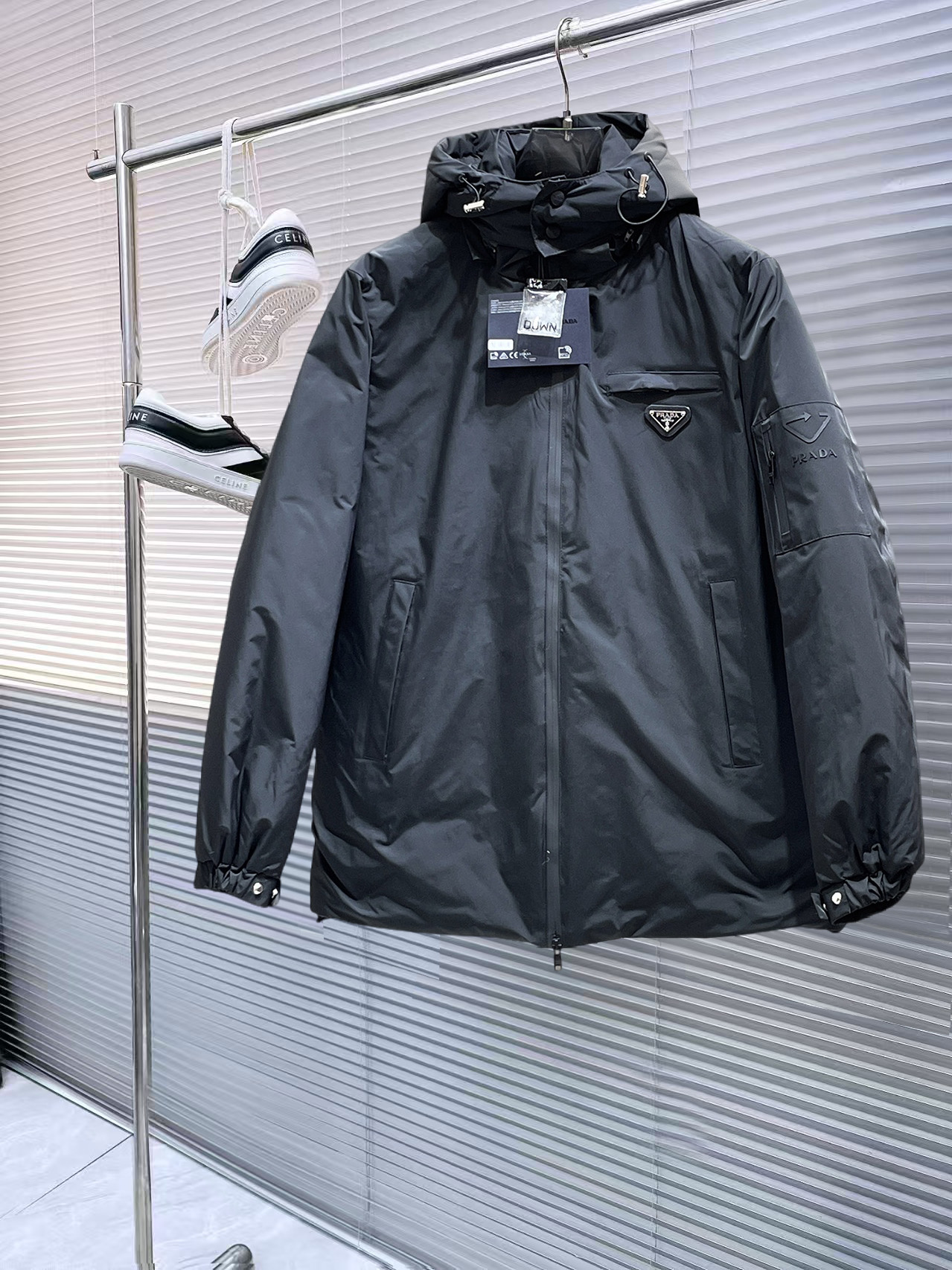 Prada Couple Down Jacket Goose Down M-l-xl