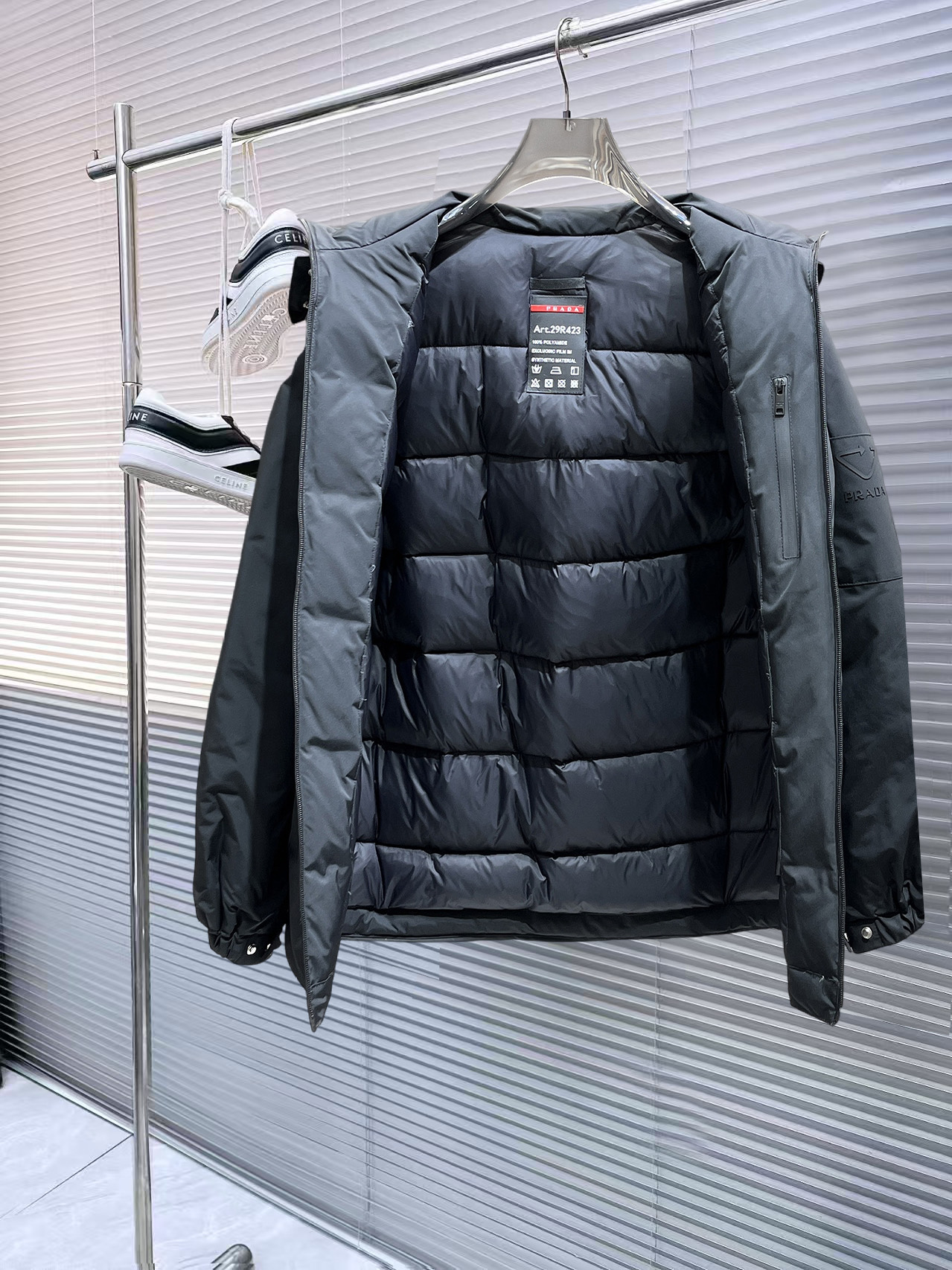 Prada Couple Down Jacket Goose Down M-l-xl