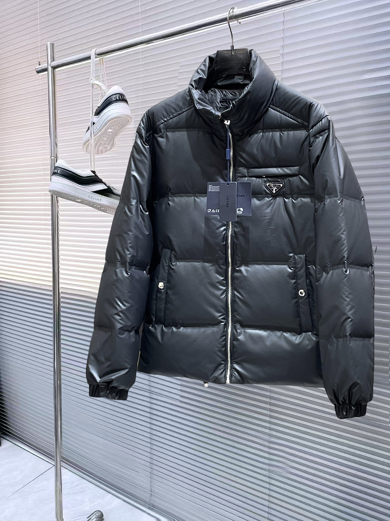 Prada Couple Down Jacket Goose Down M-l-xl