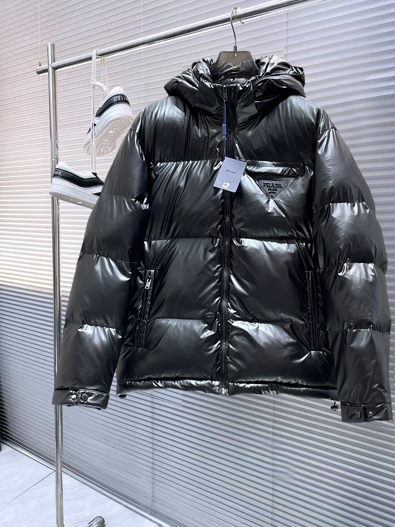 Prada Couple Down Jacket Goose Down M-l-xl
