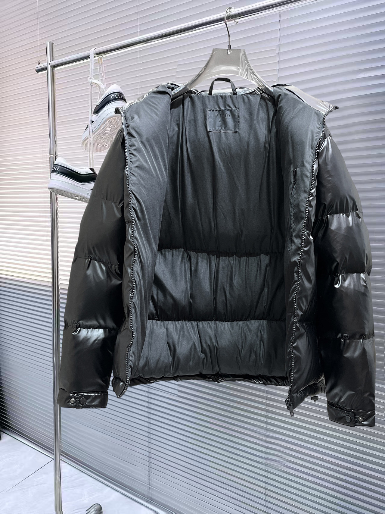 Prada Couple Down Jacket Goose Down M-l-xl