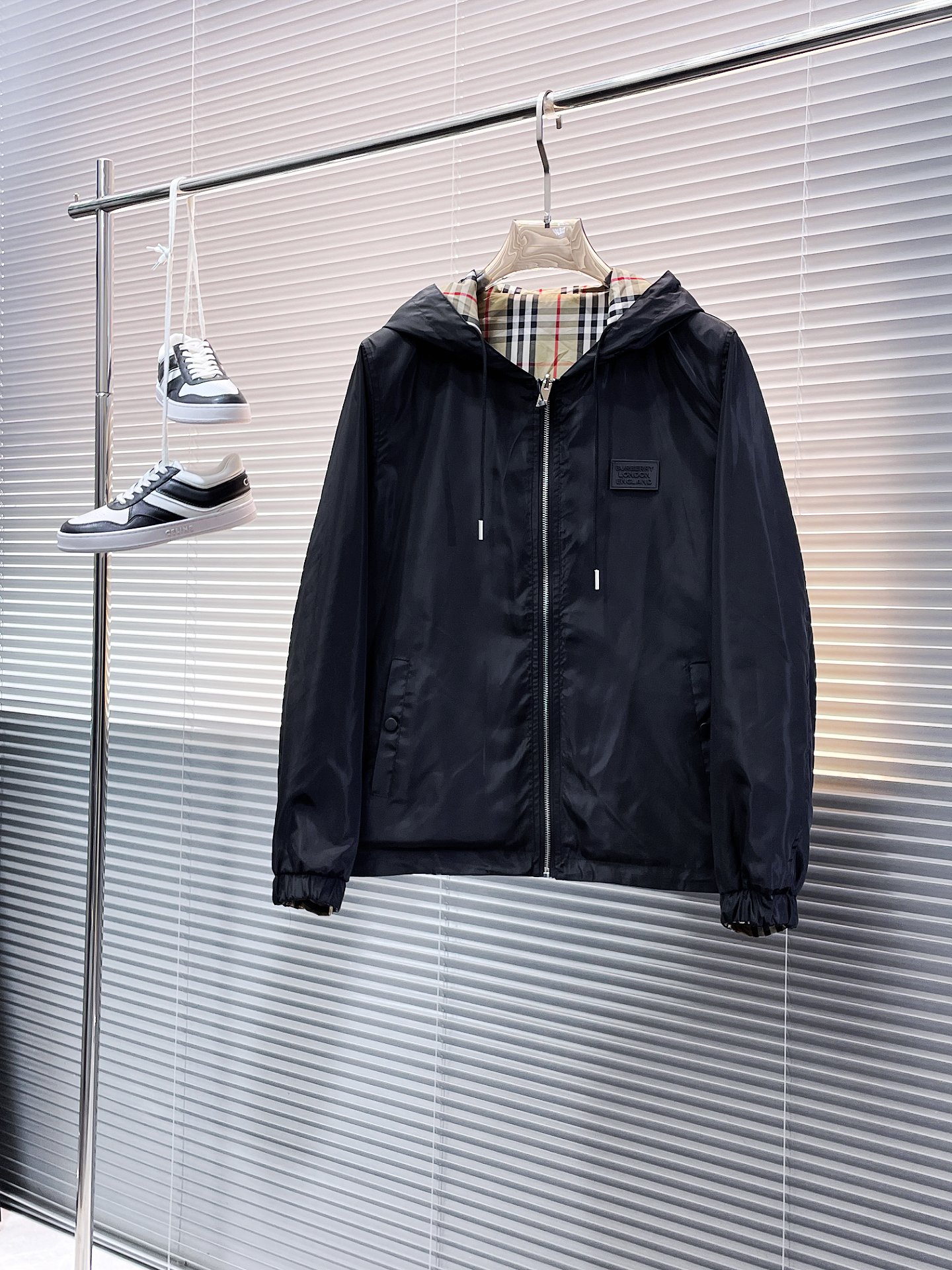 Burberry Jacket Plaid M-xl