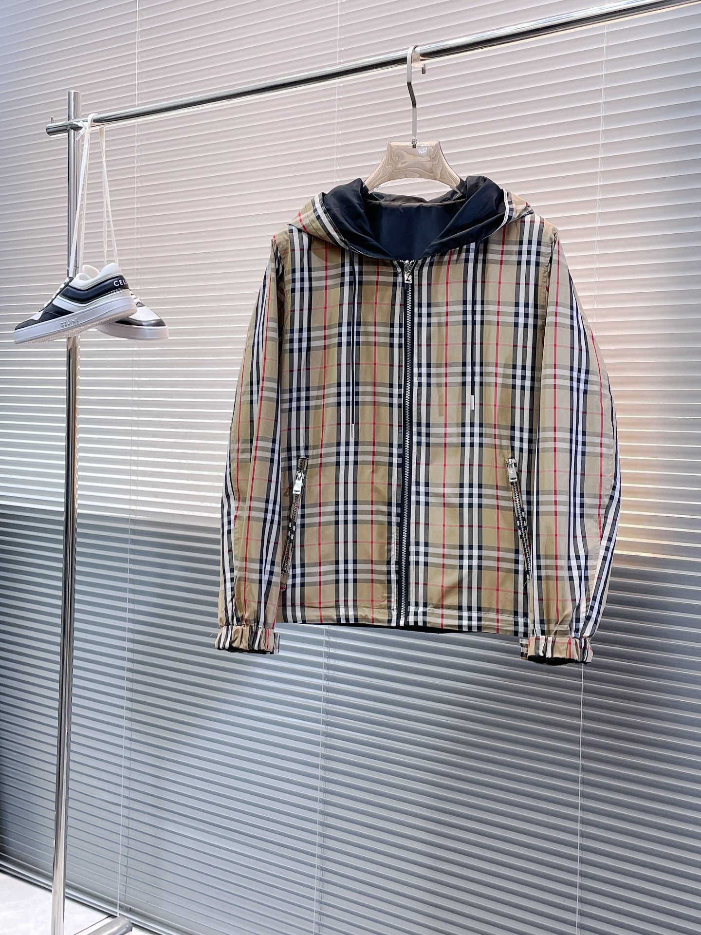 Burberry Jacket Plaid M-xl