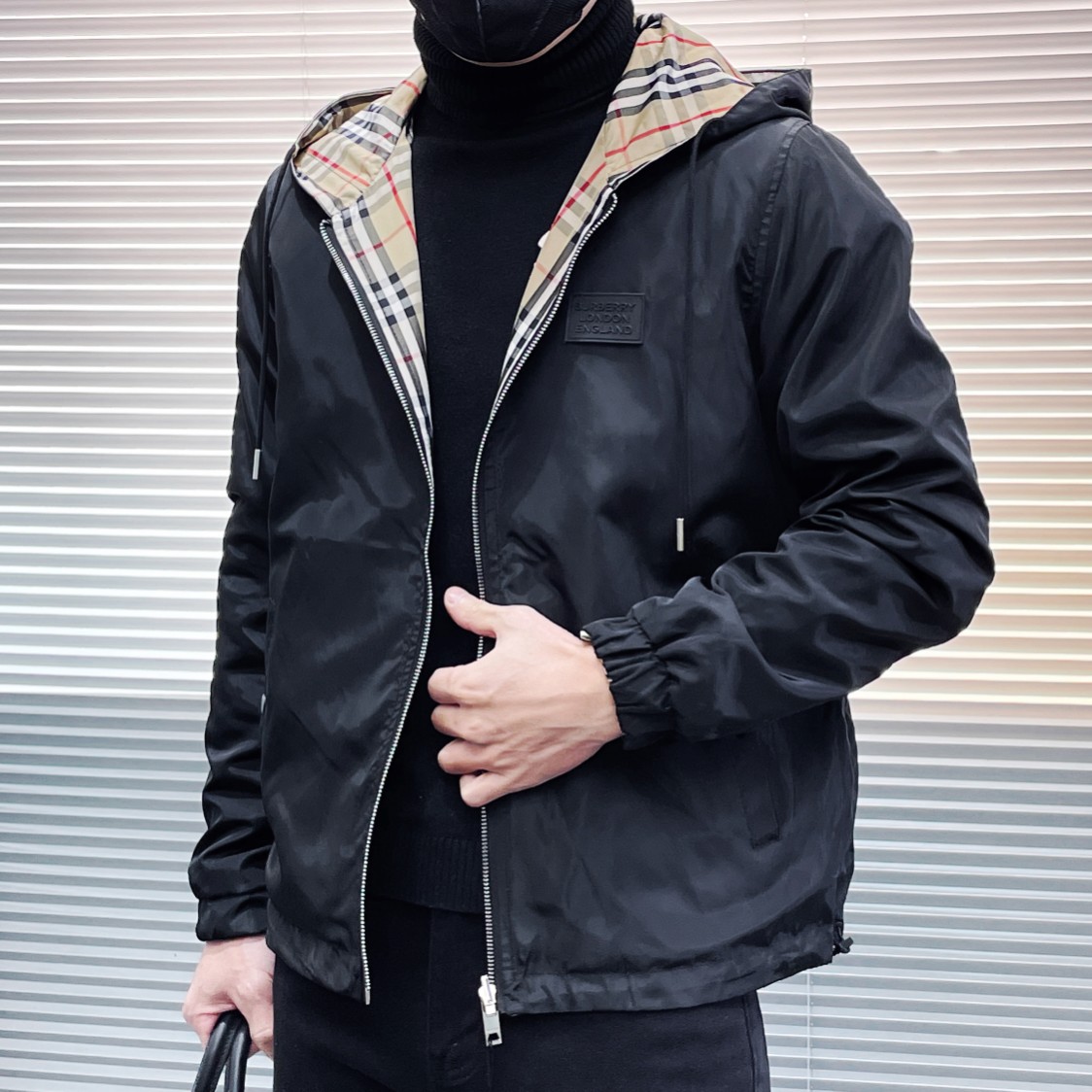 Burberry Jacket Plaid M-xl