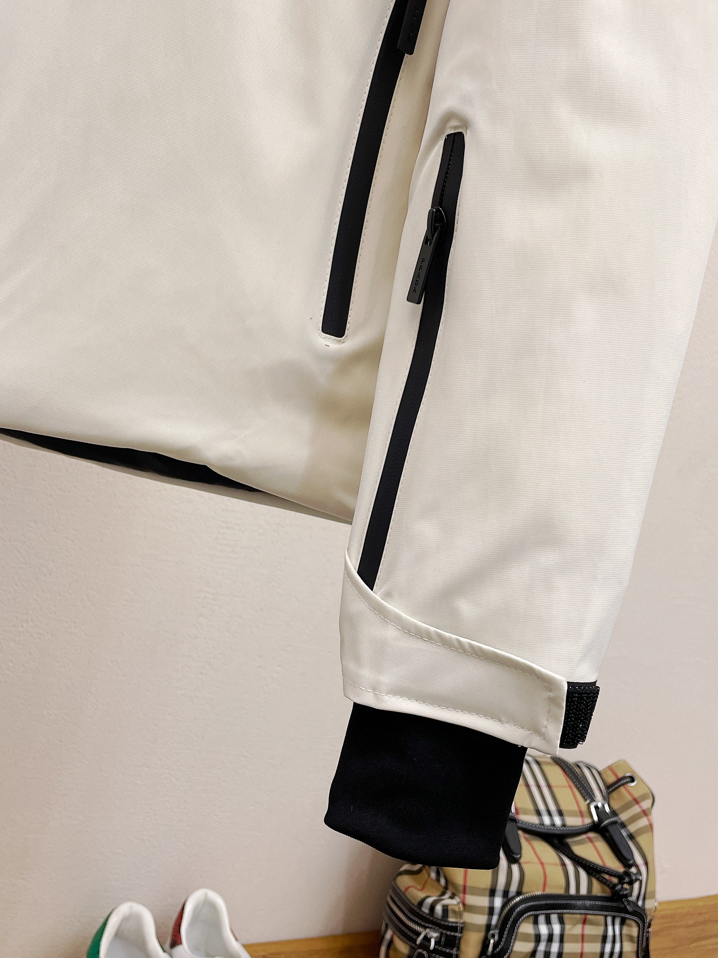 Prada Couple Down Jacket Goose Down Black Hooded S-m-l-xl-xxl