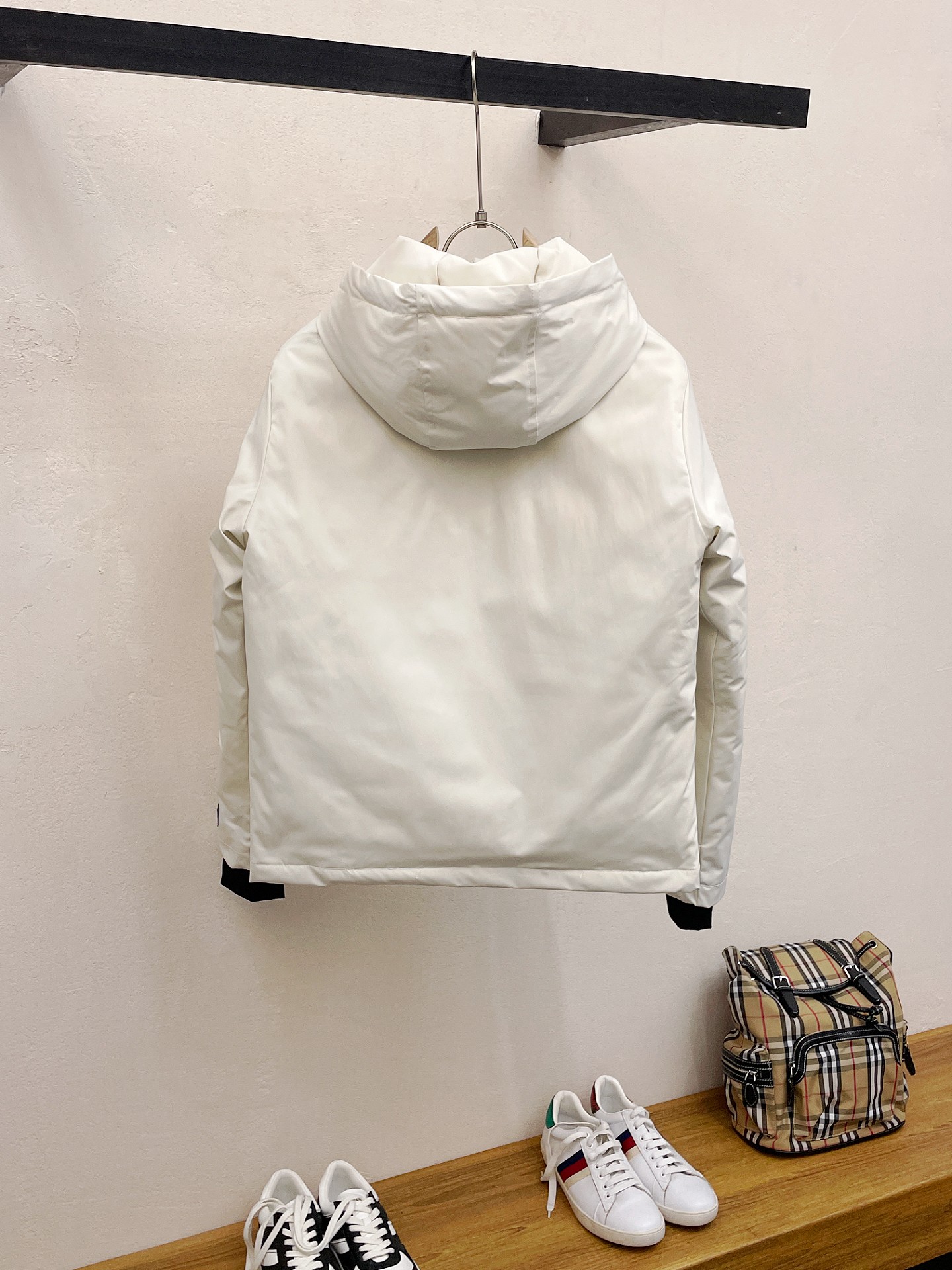 Prada Couple Down Jacket Goose Down Black Hooded S-m-l-xl-xxl