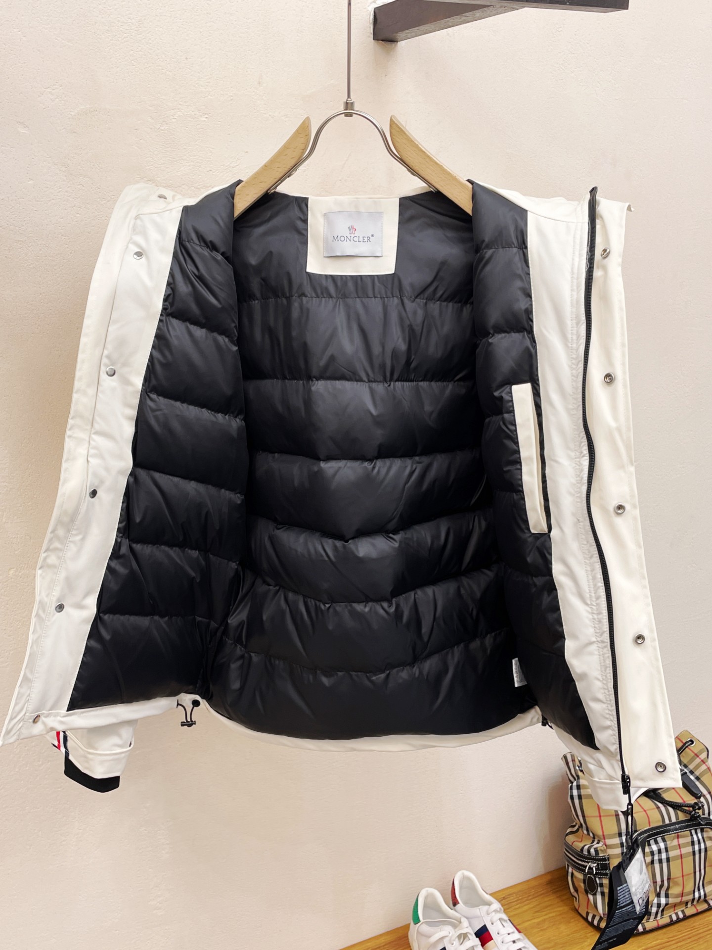 Moncler Couple Down Jacket Goose Down Black Hooded S-m-l-xl-xxl