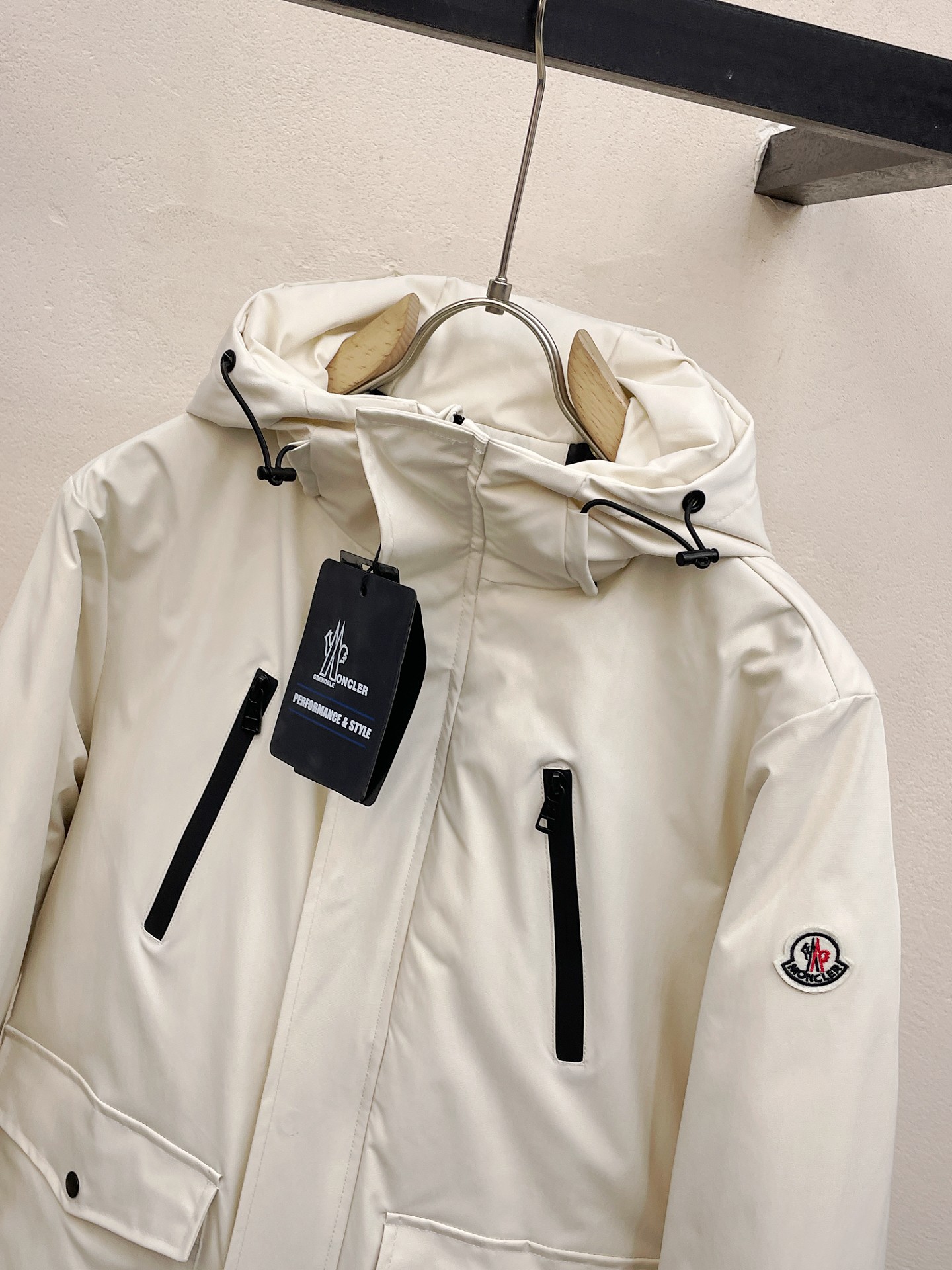 Moncler Couple Down Jacket Goose Down Black Hooded S-m-l-xl-xxl