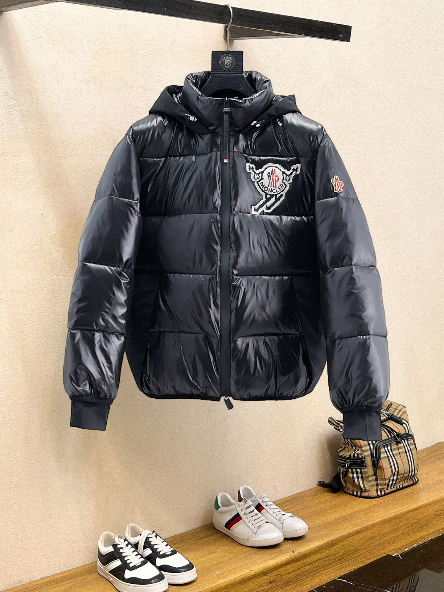 Ermenegildo Zegna Male Down Jacket White Duck Down Slim Fit M-l-xl