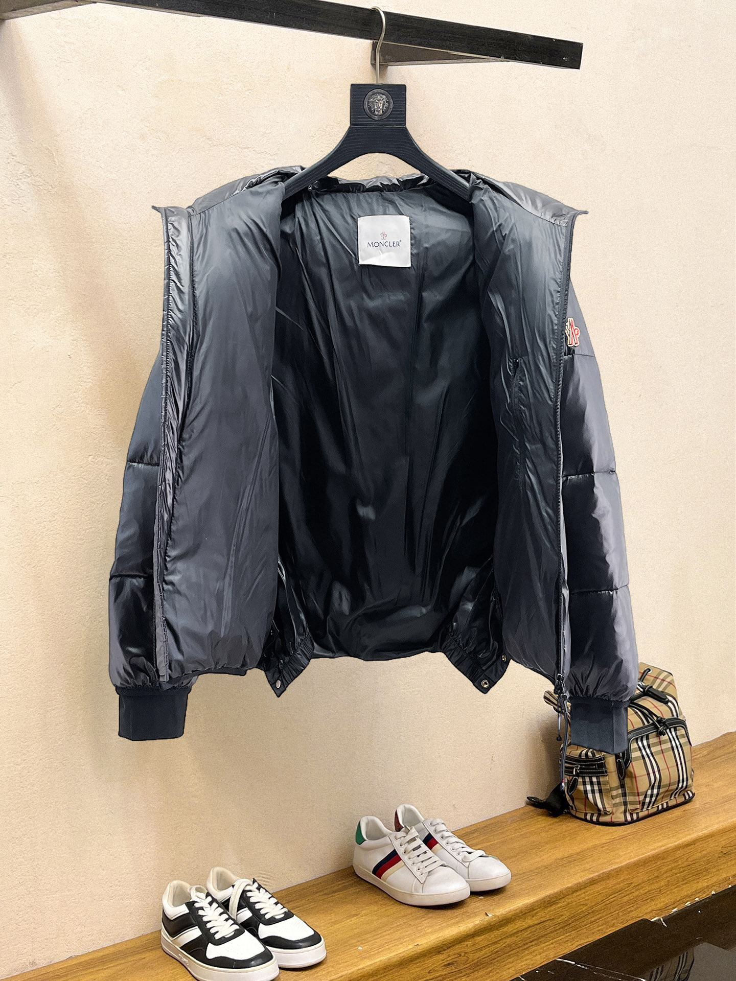 Ermenegildo Zegna Male Down Jacket White Duck Down Slim Fit M-l-xl